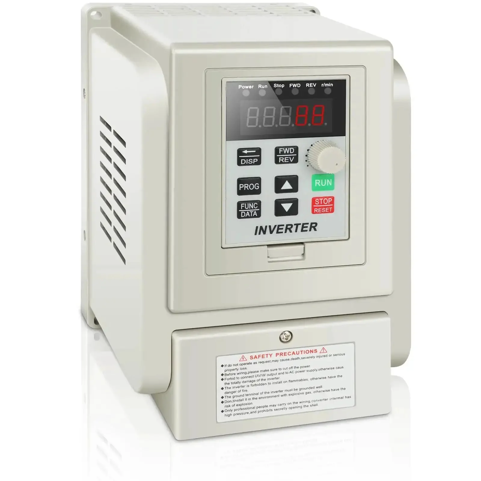 220V VFD Inverter 4KW 6HP 20A Variable Frequency Drive for Spindle Motors Single Phase to Three Phase Converter DIY Friendly CNC Machine Speed Control