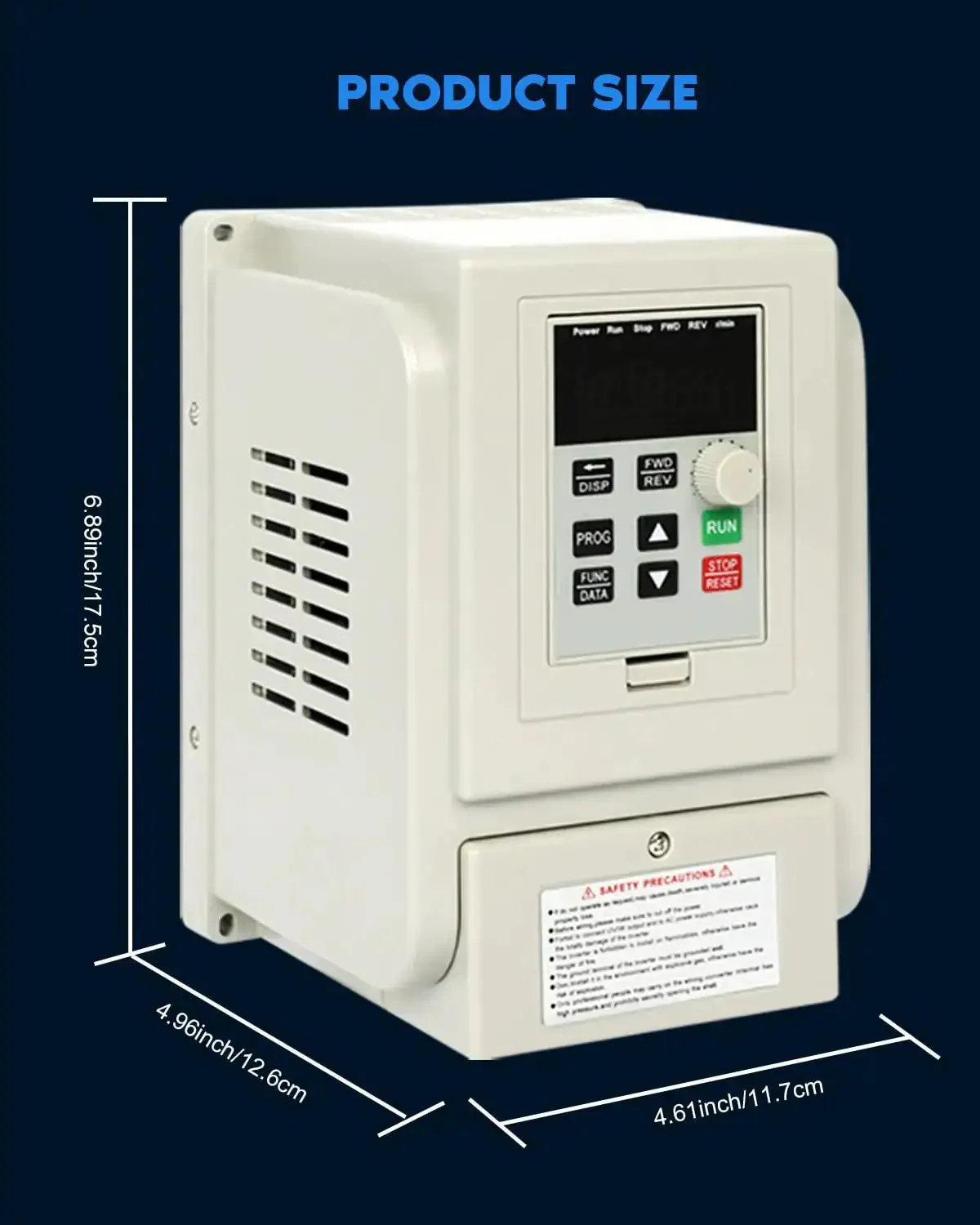 220V VFD Inverter 4KW 6HP 20A Variable Frequency Drive for Spindle Motors Single Phase to Three Phase Converter DIY Friendly CNC Machine Speed Control - Image 2