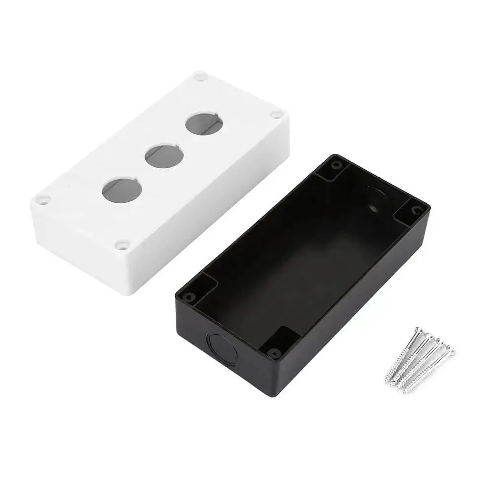 22mm Push Button Switch Box Panel Enclosure With Sealing Rubber Strip For Field Automotive Control White Built Tough And Weatherproof For Rugged Environments - Image 3