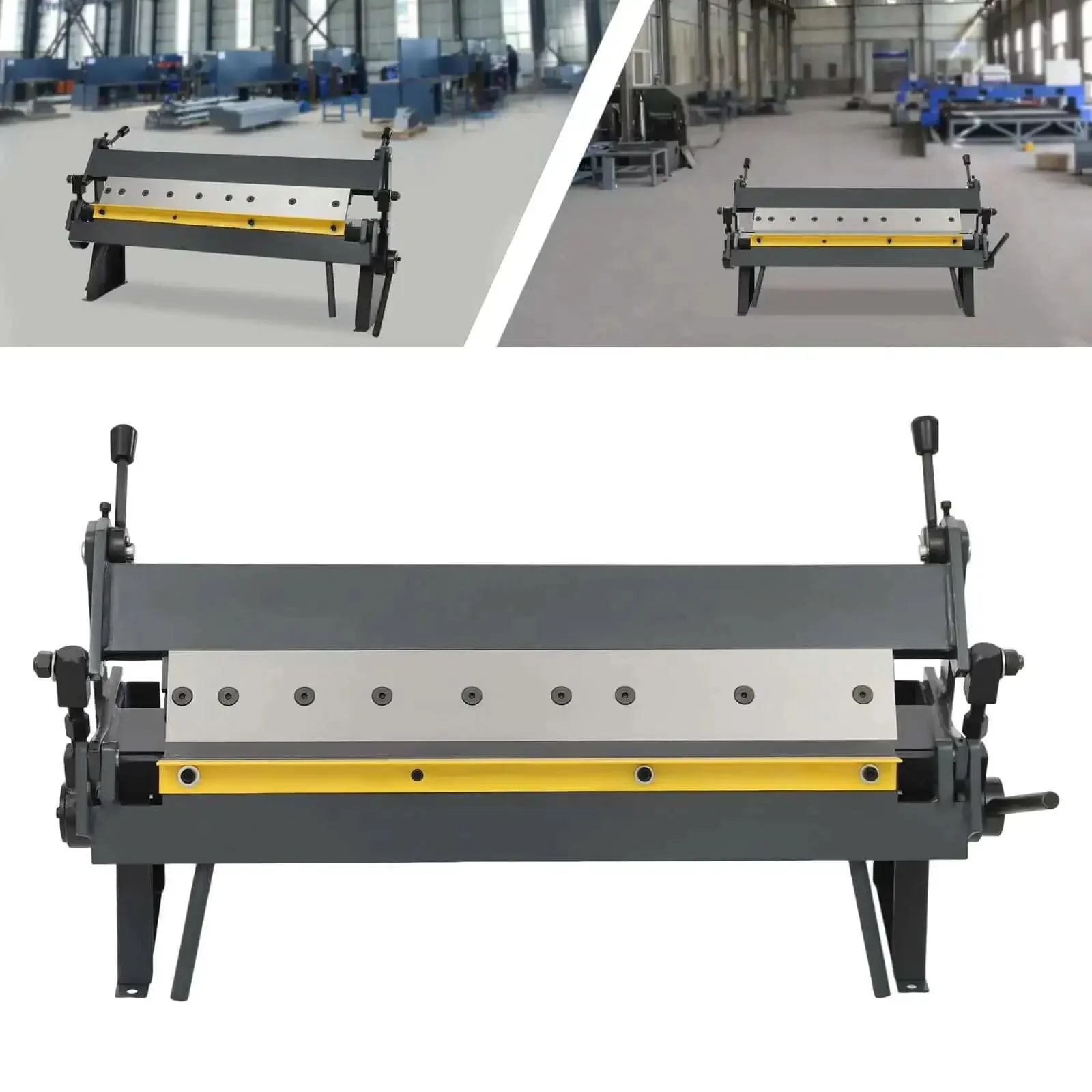 24 Inch Box And Pan Brake Sheet Metal Bending Machine With Removable Fingers Two Inch Three Inch Four Inch 20 Gauge Manual Straight Brake Angles Up To 135 Degrees - Image 6
