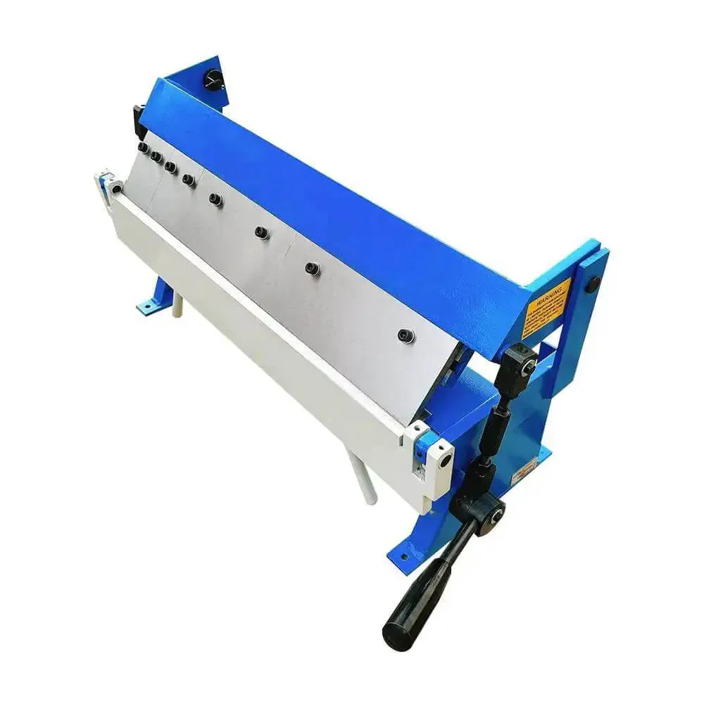 24 Inch Box Pan Brake For 20 Gauge Sheet Metal, Bench Top Bender With 9 Inch Working Height, Five Hardened Removable Fingers, Compact Heavy Duty Fabrication Tool For Small Shops, DIY Projects, And Quick, Precise Bending - Image 8