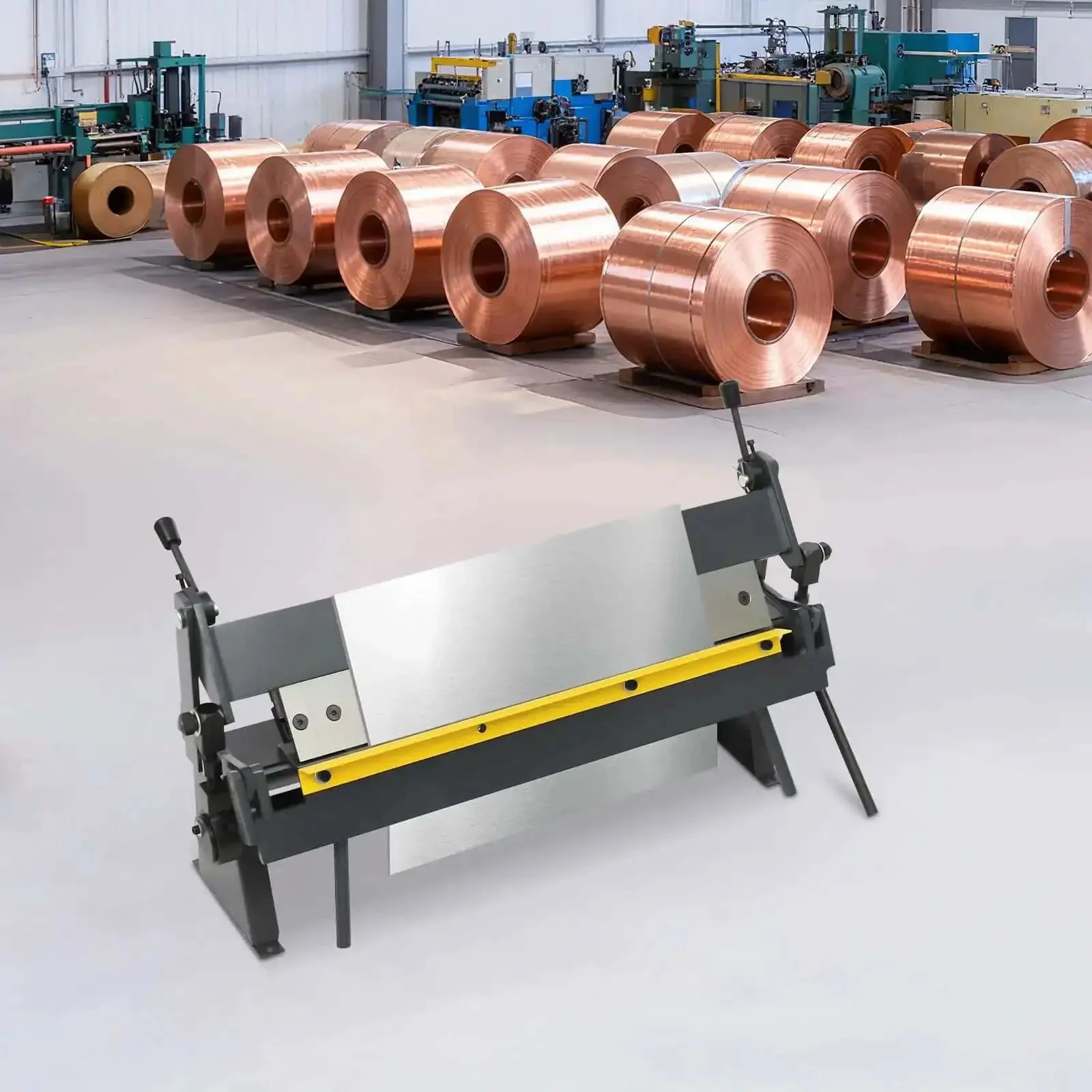 24 Inch Pan And Box Brake 0 To 135 Degree Manual Sheet Metal Bender With Removable Fingers Heavy Duty Metal Bending Tool For Carbon Steel Aluminum And Copper Sheets - Image 8