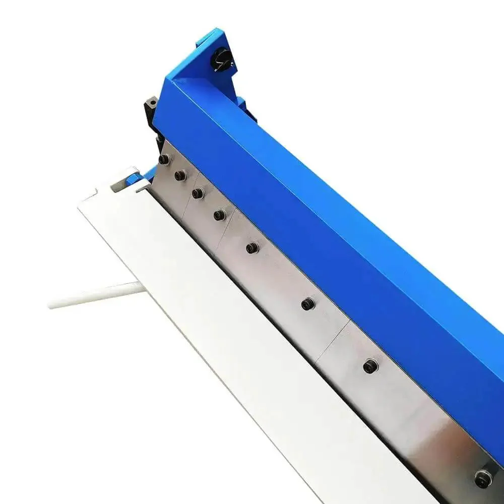 24 Inch Pan And Box Brake For Metalworking Bends Up To 20 Gauge Mild Steel 1 Millimeter With Removable Fingers Workhorse Benchtop Ready Compact Sheet Metal Bending Tool For Home Shops And Pros - Image 3