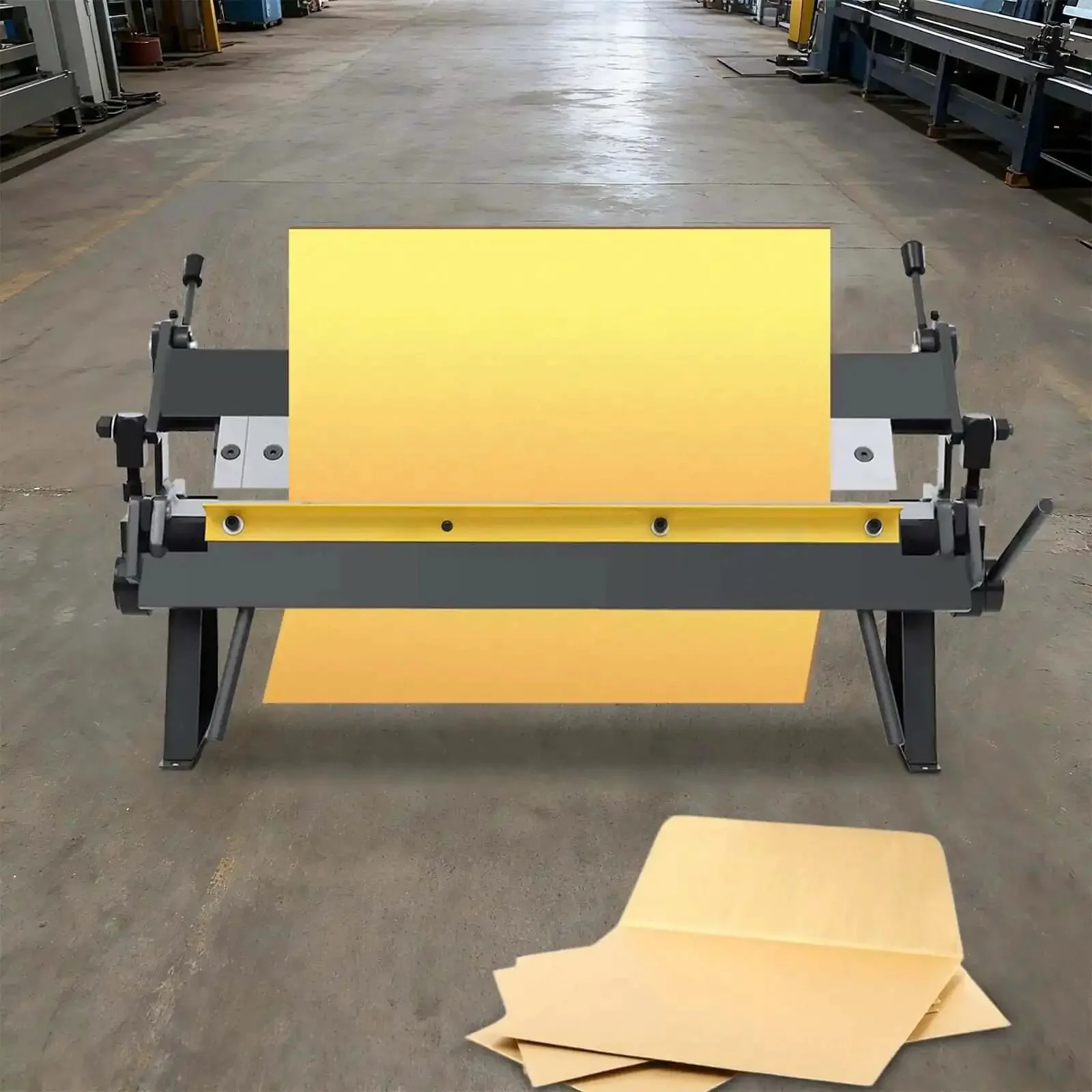 24 Inch Pan And Box Metal Brake With Removable Fingers For Precise Bends, Hand Brake For Sheet Metal, 0 To 135 Degree Bending Angles, Section Bending Capable, Easy To Use, Tough As Nails For The Shop - Image 2