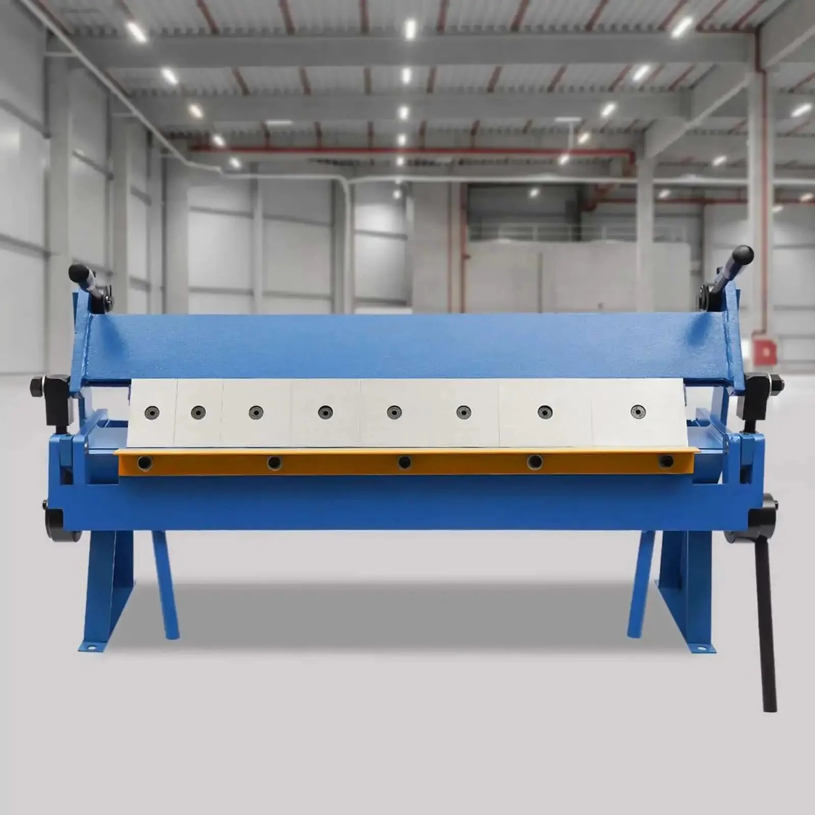 24 Inch Sheet Metal Brake With 0 To 135 Degree Bend Pan And Box Style Removable Finger Set Beefy Heavy Duty Metal Bender For Roofs, Doors, Windows And Furniture Projects - Image 5
