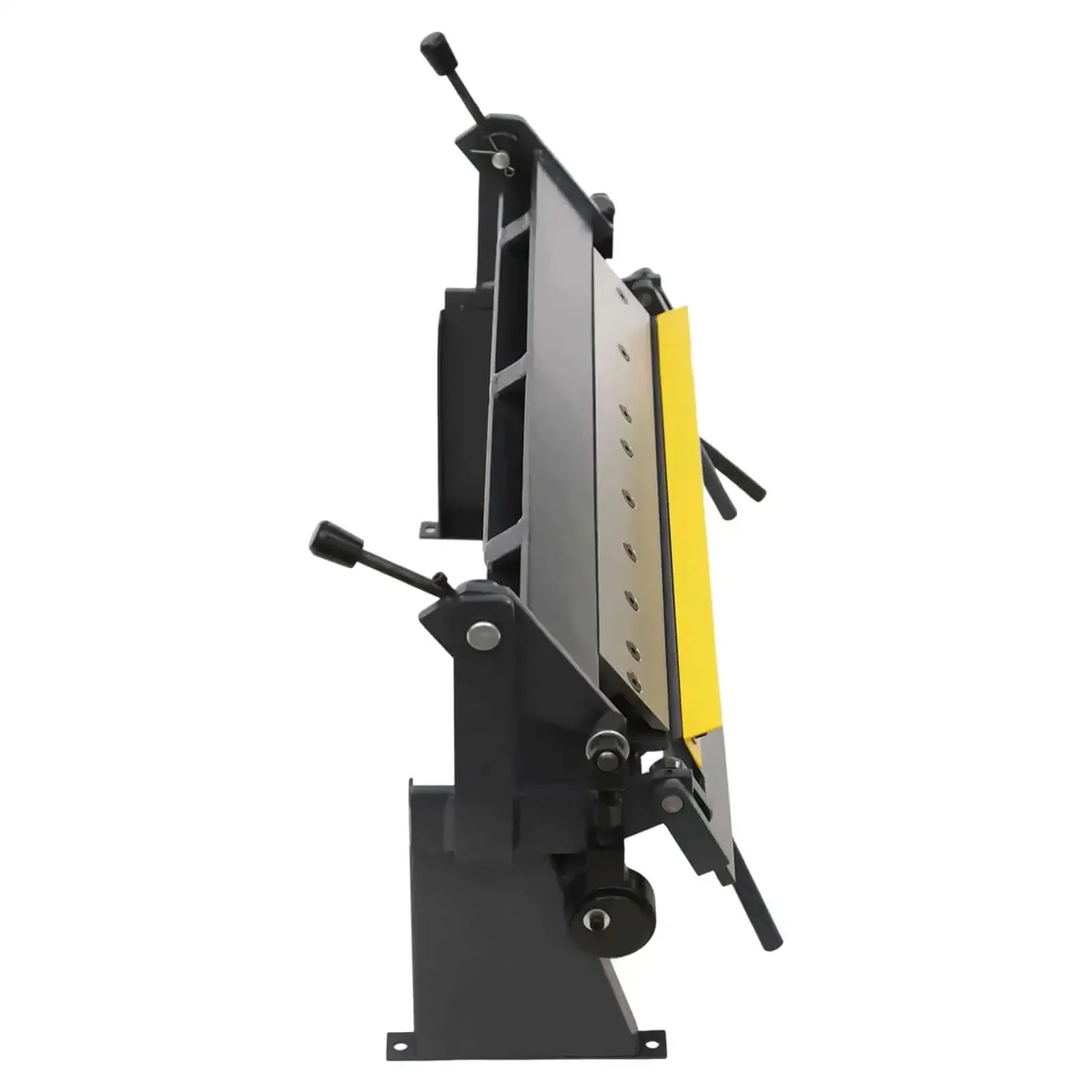 24 Inch Sheet Metal Pan And Box Brake With 0 To 135 Degree Bend Angles, Heavy Duty Industrial Metal Bender, A Real Workhorse With Removable Fingers For Easy 2, 3, And 4 Inch Bends, Built To Last For Carbon Steel, Aluminum, And Copper - Image 5