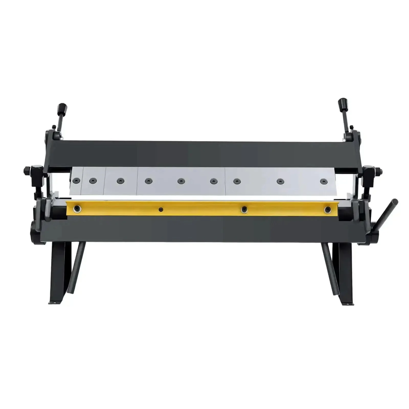 24 Inch Sheet Metal Pan And Box Brake With Interchangeable 2 Inch, 3 Inch, And 4 Inch Fingers, Beast Of A Heavy Duty Bender For DIY Fabrication, 0 To 135 Degree Bend Range