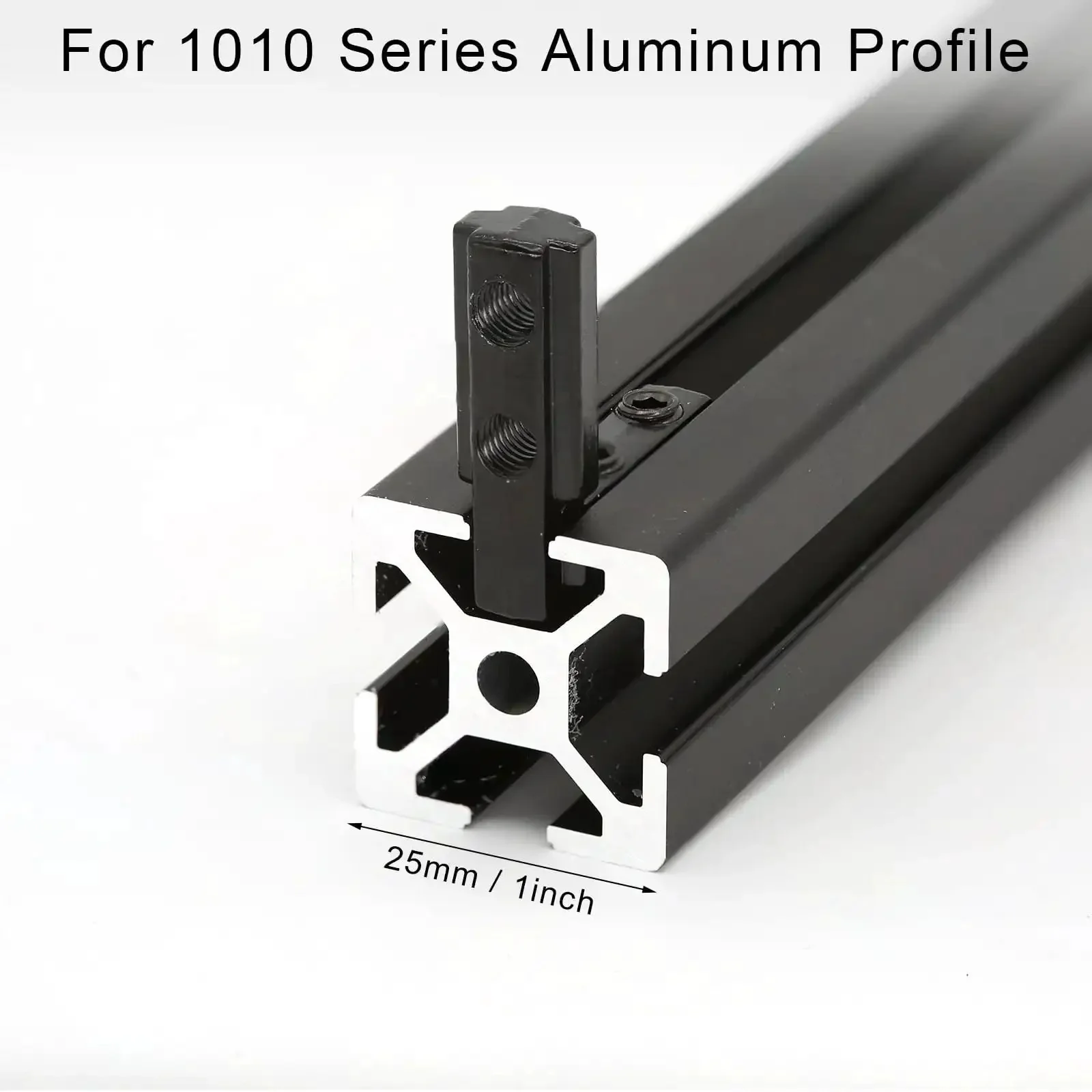 24 Pcs 1010 Series Inner Aluminum Extrusion Connectors With Screws L Brackets L Shape Inner Corner Joint Brackets For 1x1 Inch Aluminum Extrusion Profile Black Built Tough And Ready - Image 2