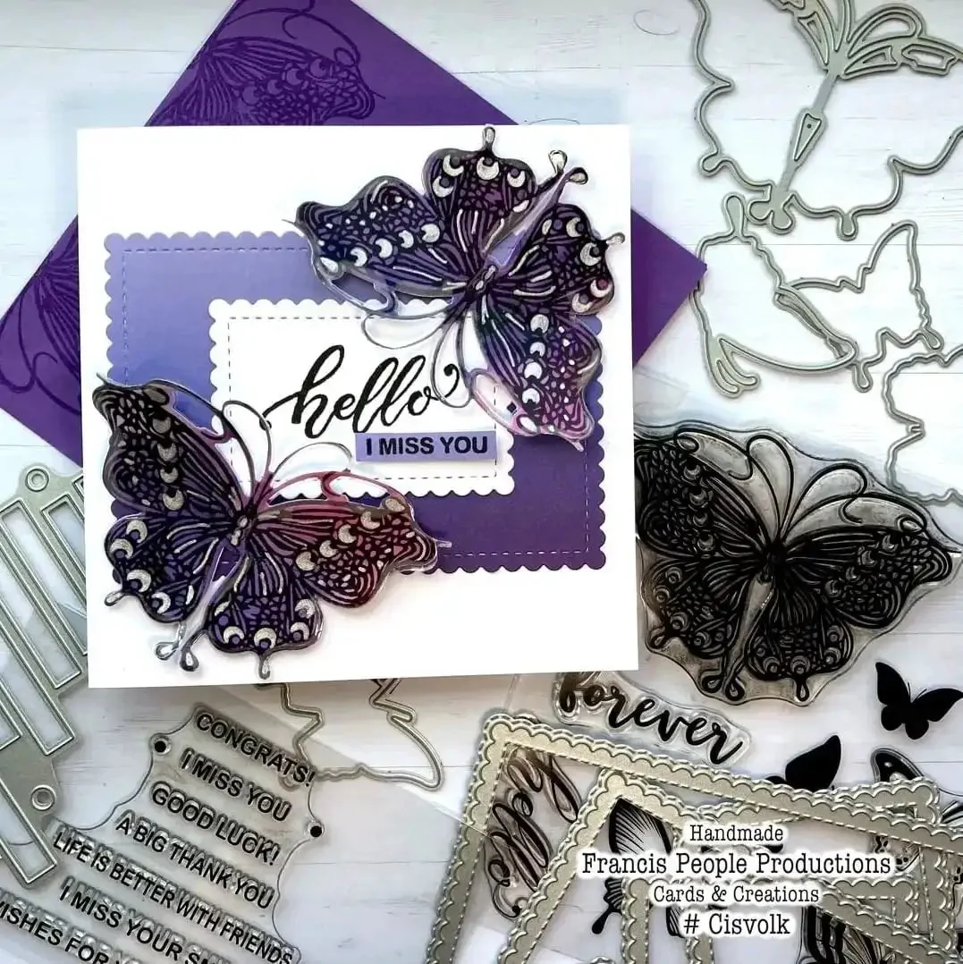 24 Piece Nesting Frame Die Cut Set With Scalloped Borders For Card Making And Paper Crafting Includes Rectangle Square Oval Round Shapes Metal Card Background Dies For DIY Cards Classic Nesting Frames - Image 8