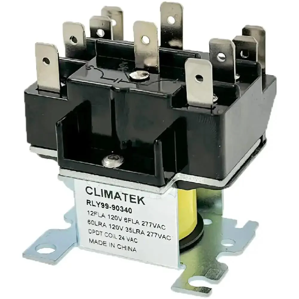24 Volt DPDT Beefed Up General Purpose Relay Replacement Built To Last Replaces 90340 90 340 SU90340 PR90340 R8222D1014 R8222B1067 Compatible With Supco Packard Honeywell Emerson White Rodgers Mars Jard