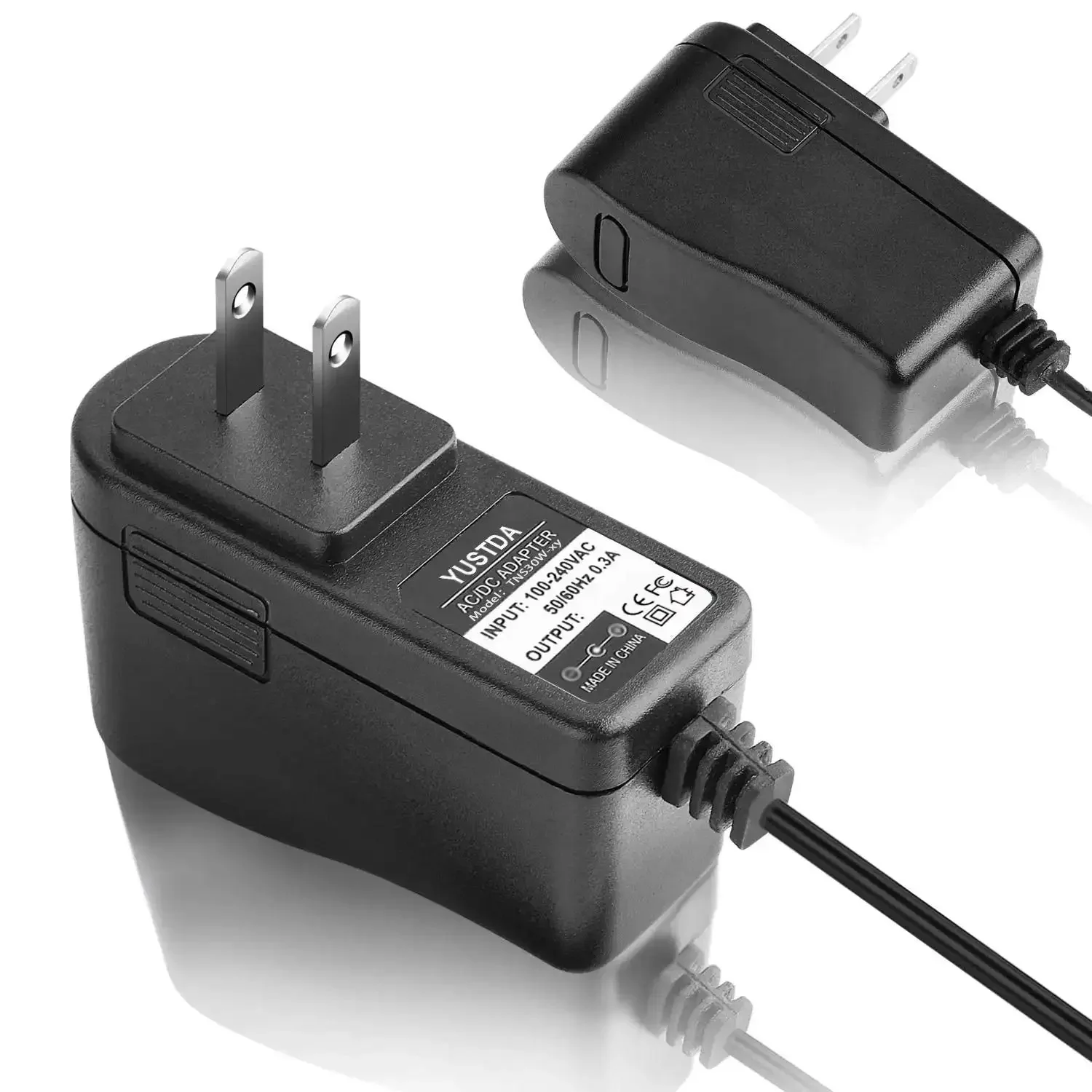 24V AC DC Adapter Replacement for KEERDA DZ012ALL240050U, 24VDC 0.5A Power Supply Charger, Switch-Mode PSU With 6.5 Ft Cord, Worldwide 100-240V Input, Overcurrent, Overvoltage and Short-Circuit Protection - Image 4