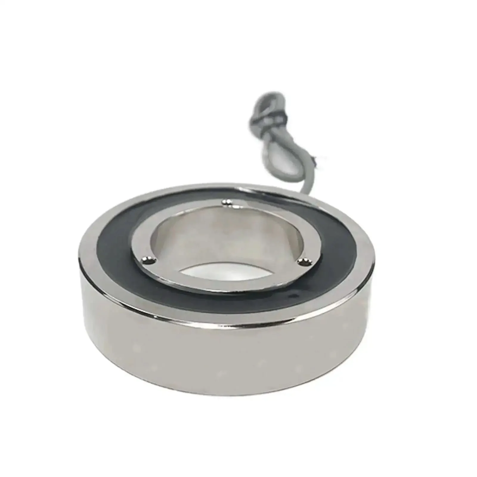 24V Brake Electromagnet Holding Magnet Solenoid With 80mm Diameter And 20mm Height, 100Kg Pull Capacity, 8W Power, Sucker Type, Heavy Duty Industrial Grade Latching Magnet For Doors And Gates - Image 2