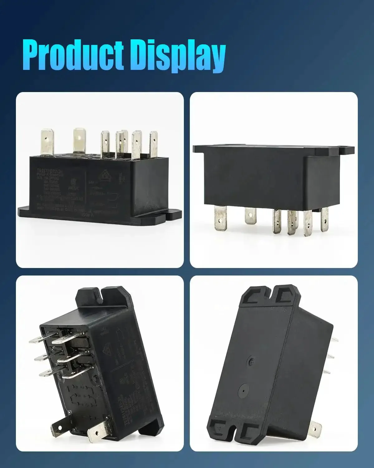 24V DC DPDT Power Relay With 8 Pin Quick Connect Top Sealed 30A Rating Two Form C Contacts General Purpose Industrial Grade Heavy Duty For Residential And Commercial Equipment Control - Image 7