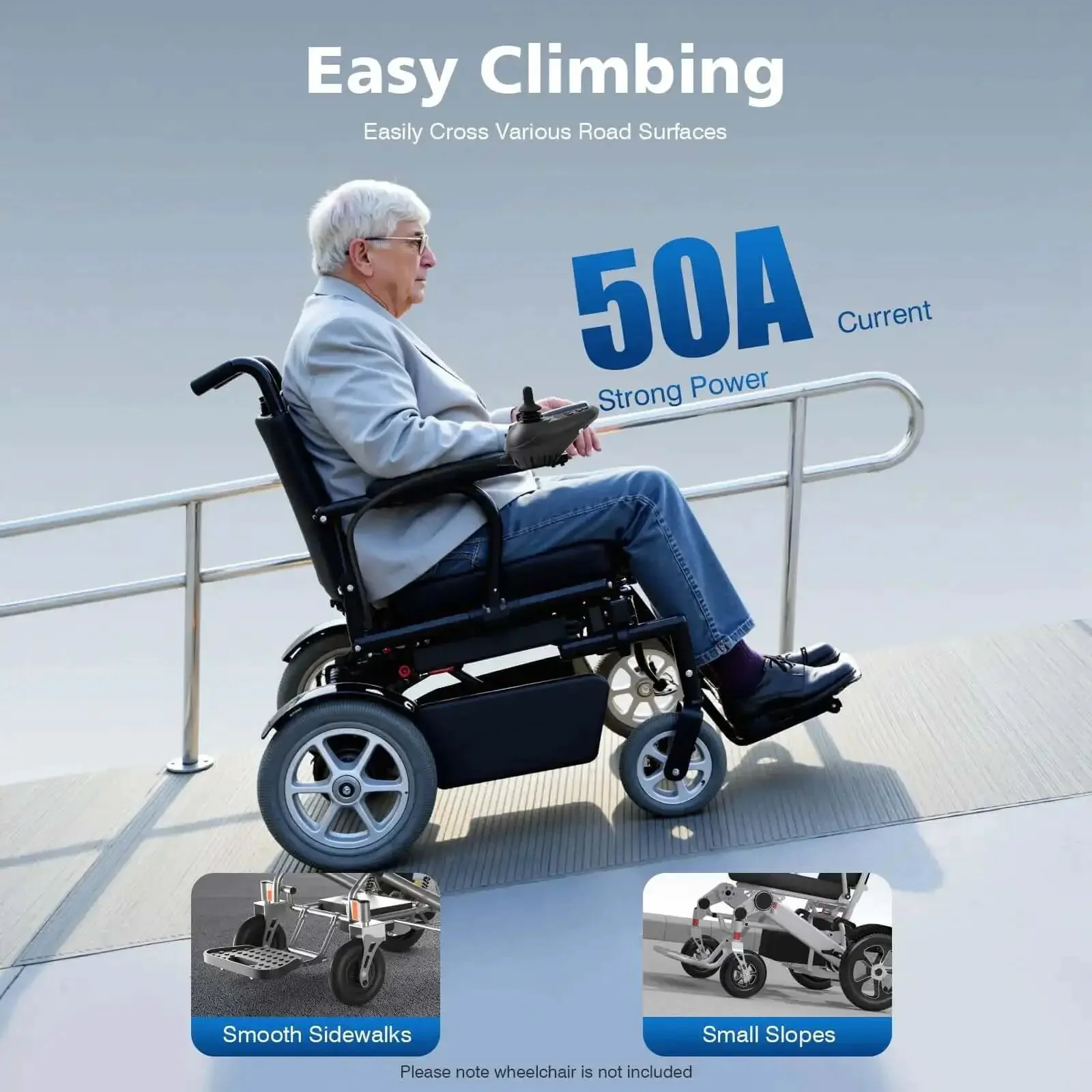 24V DC Wheelchair Joystick Controller with Brake, 360 Degree Free Steering for Electric Mobility Wheelchairs, Flexible Replacement Controller, Easy Install, Wide Compatibility WB5003 - Image 3
