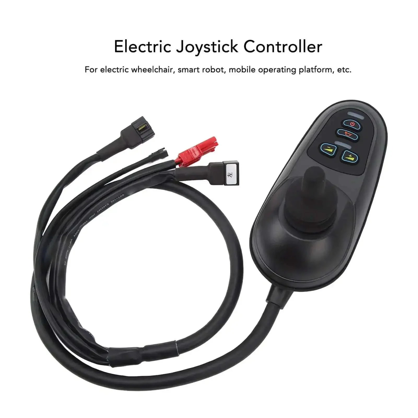 24V Electric Wheelchair Joystick Controller With Brake Connector For Easy Speed And Direction Control In Mobility Aids Plug And Play Installation Reliable Stop On Release Compatible With Electric Wheelchairs - Image 5
