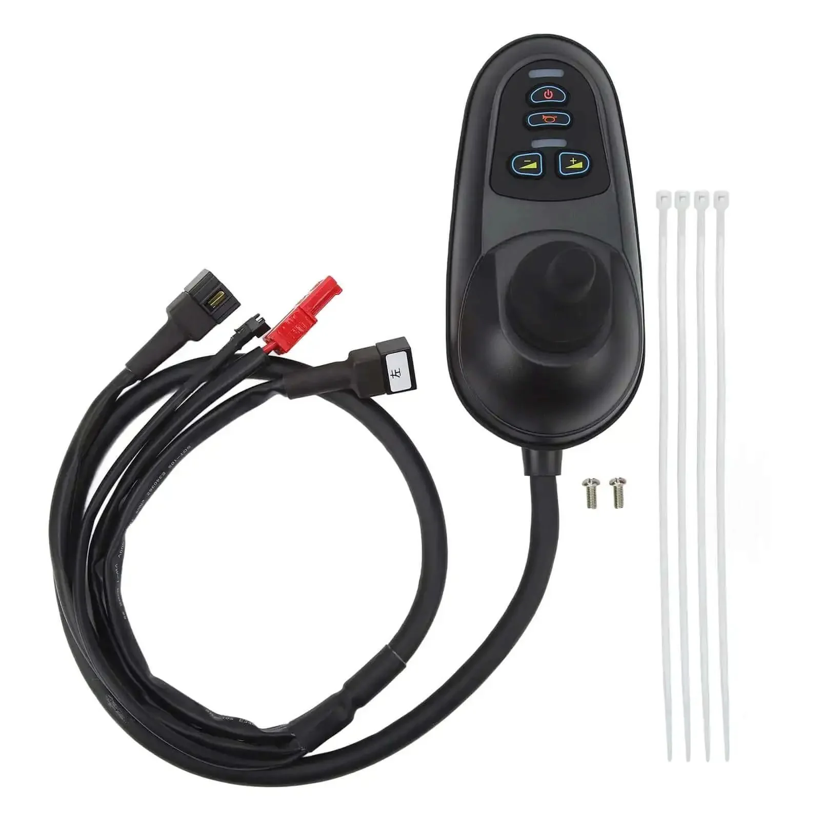 24V Electric Wheelchair Joystick Controller With Brake Connector For Easy Speed And Direction Control In Mobility Aids Plug And Play Installation Reliable Stop On Release Compatible With Electric Wheelchairs - Image 8