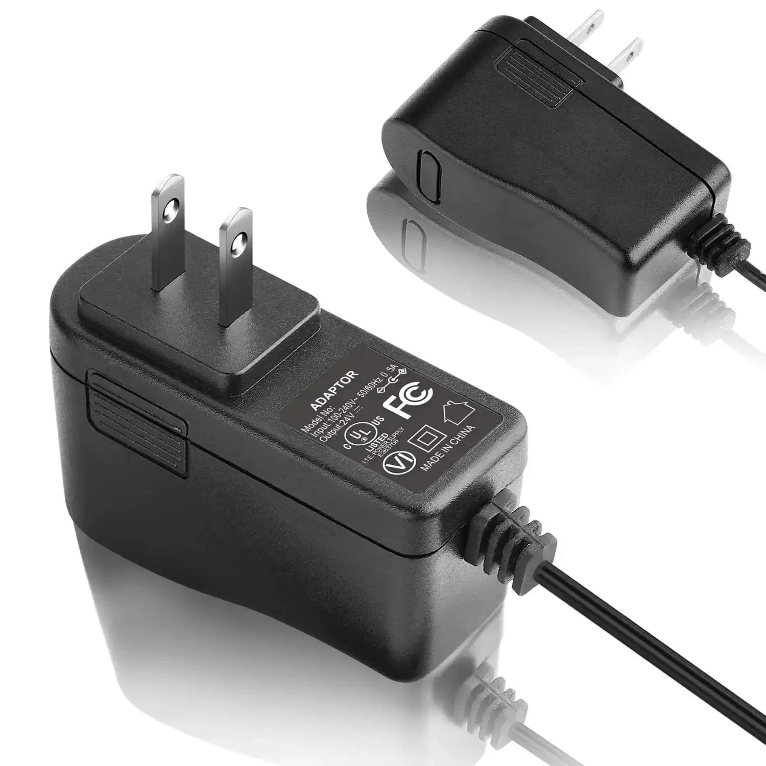 24V Power Cord Replacement Charger Cable For Essential Oil Diffusers And Humidifiers Plug And Play AC To DC Adapter With Foldable Plug For 100Ml 120Ml 300Ml And 500Ml Diffusers Compatibility With Popular Models - Image 4