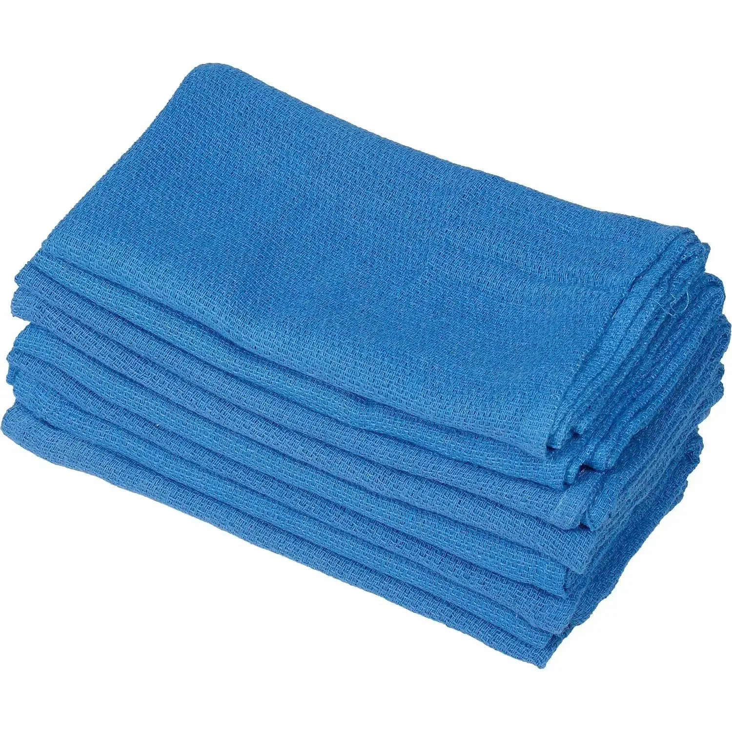 25 Lb Box 100 Percent Cotton Huck Towels Blue 15 By 25 Inch 175 Towels Pre Laundered For Janitorial Pros Food Service And Precision Instrument Applications Machine Washable - Image 6