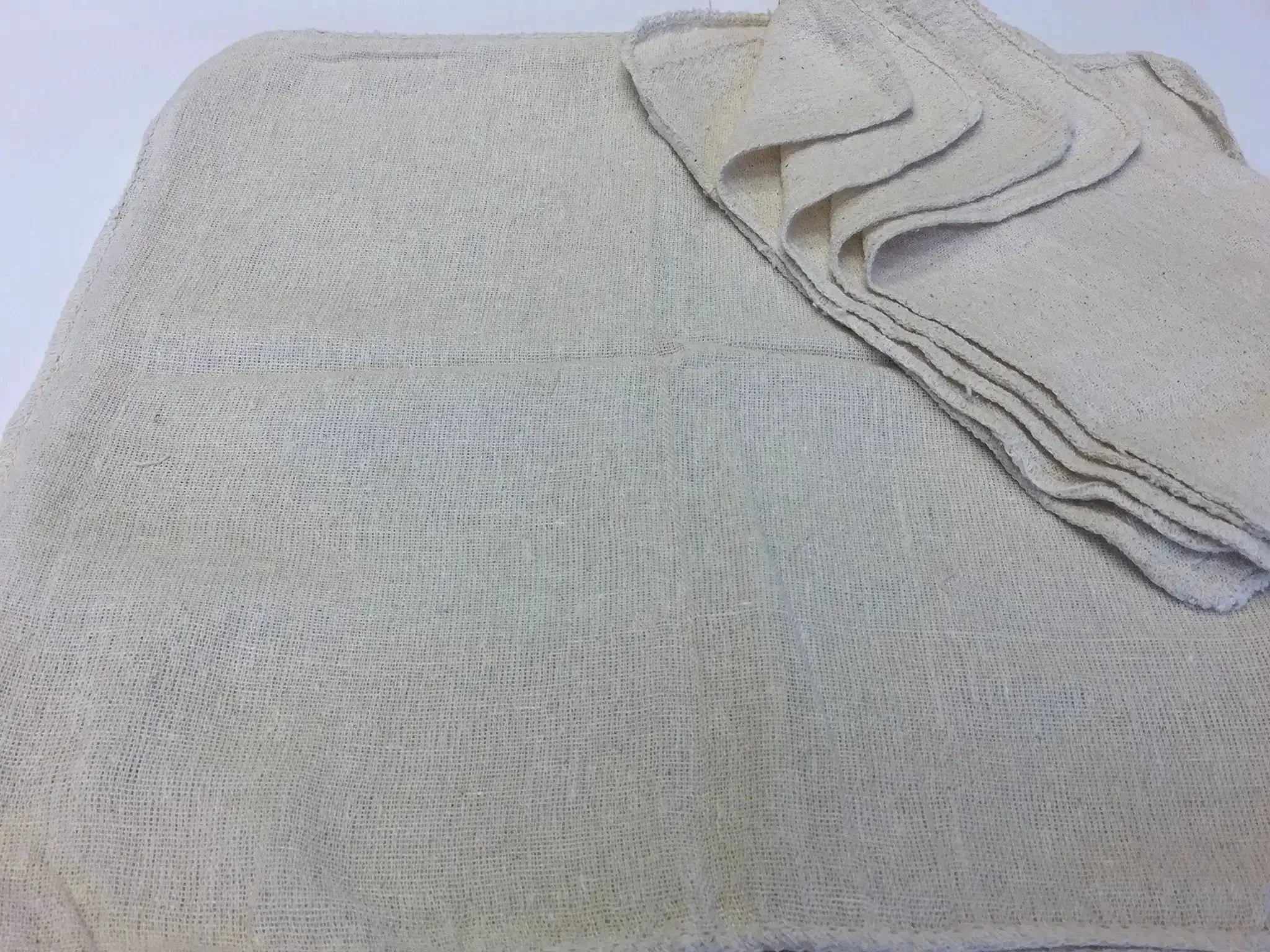 2500 Pack Natural Shop Towels Rags Industrial Grade 13X14 Inches For Auto Shops And Garages Commercial Bulk Wholesale Cleaning Towels Multi Use Repair Shop Rag Cloths For General Cleaning And Maintenance - Image 2
