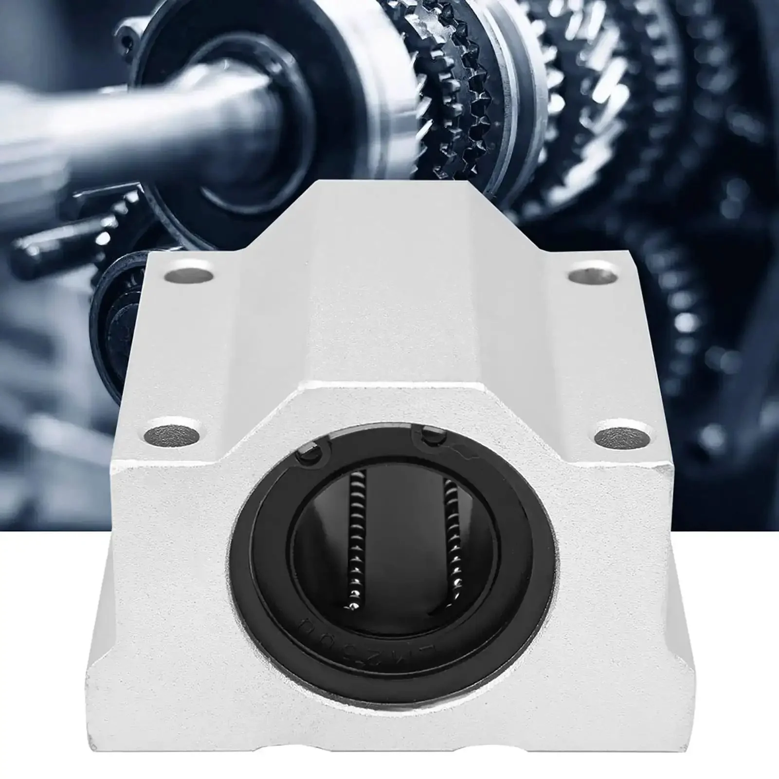 25mm Aluminum Linear Bearing Pillow Block For CNC Machines, Ultra Smooth Low Friction Movement, Easy Mount And Installation, High Speed Precision Linear Slide Unit For Heavy Duty Equipment - Image 4