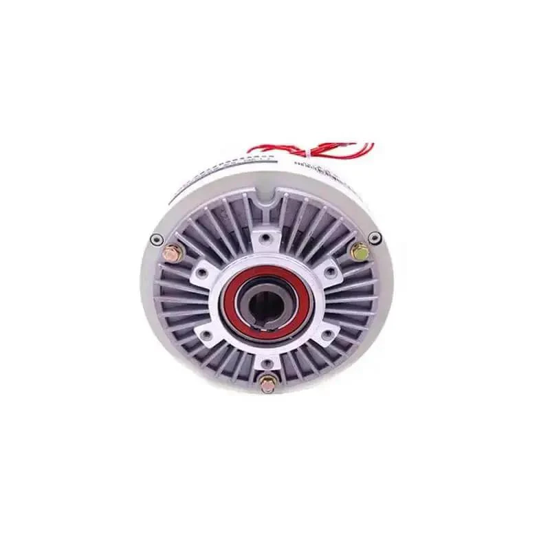 25Nm Magnetic Powder Brake With Hollow Shaft 25mm Center Distance 90mm DC 24V 1500RPM Max Speed For Packaging Machinery Easy Torque Control And Automatic System Compatibility