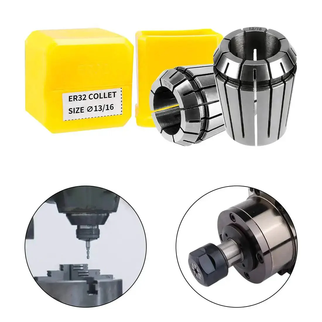 26 Piece ER32 Spring Collet Set For CNC Engraving Machines And Milling Lathes Pro Grade Workholding Tooling For Secure Clamping Wide Range Of ER32 Collets For Boring Milling And Engraving Applications - Image 7
