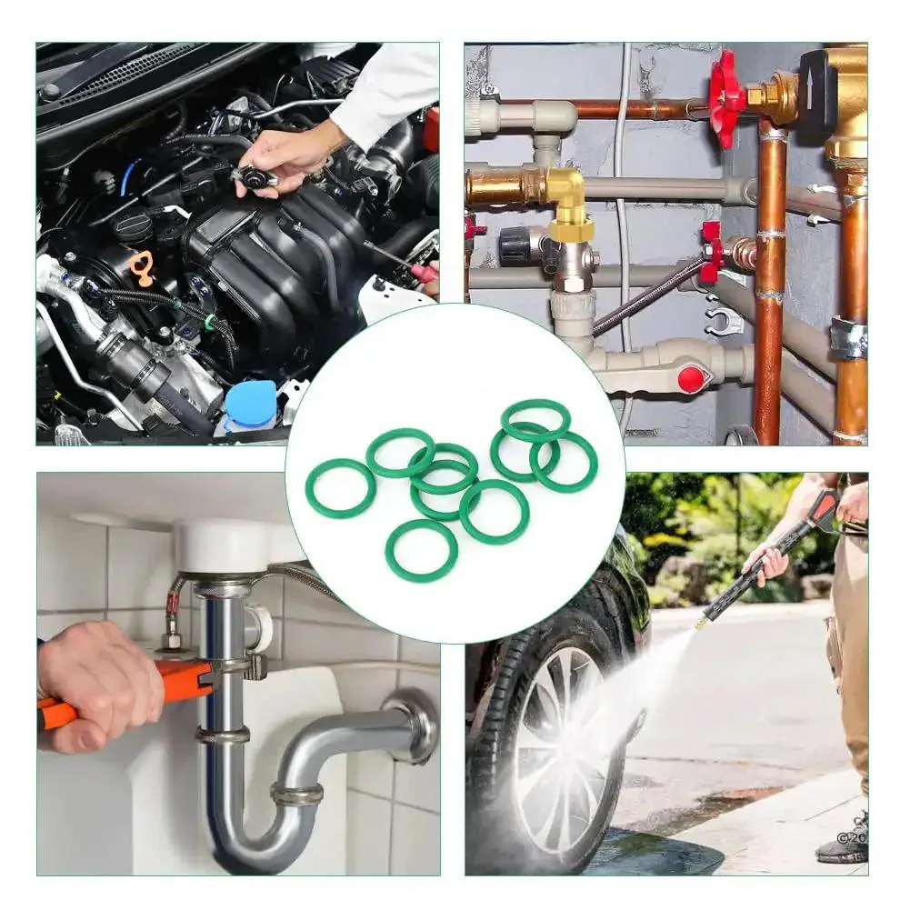 270 Pcs O Ring Kit With 18 Size Assortment High Temperature Buna N Rubber Gaskets For Automotive, Plumbing, Pneumatic, Pressure Washer And Gas Sealing, Leak Proof Seals For Faucets, Machinery, And More - Image 4