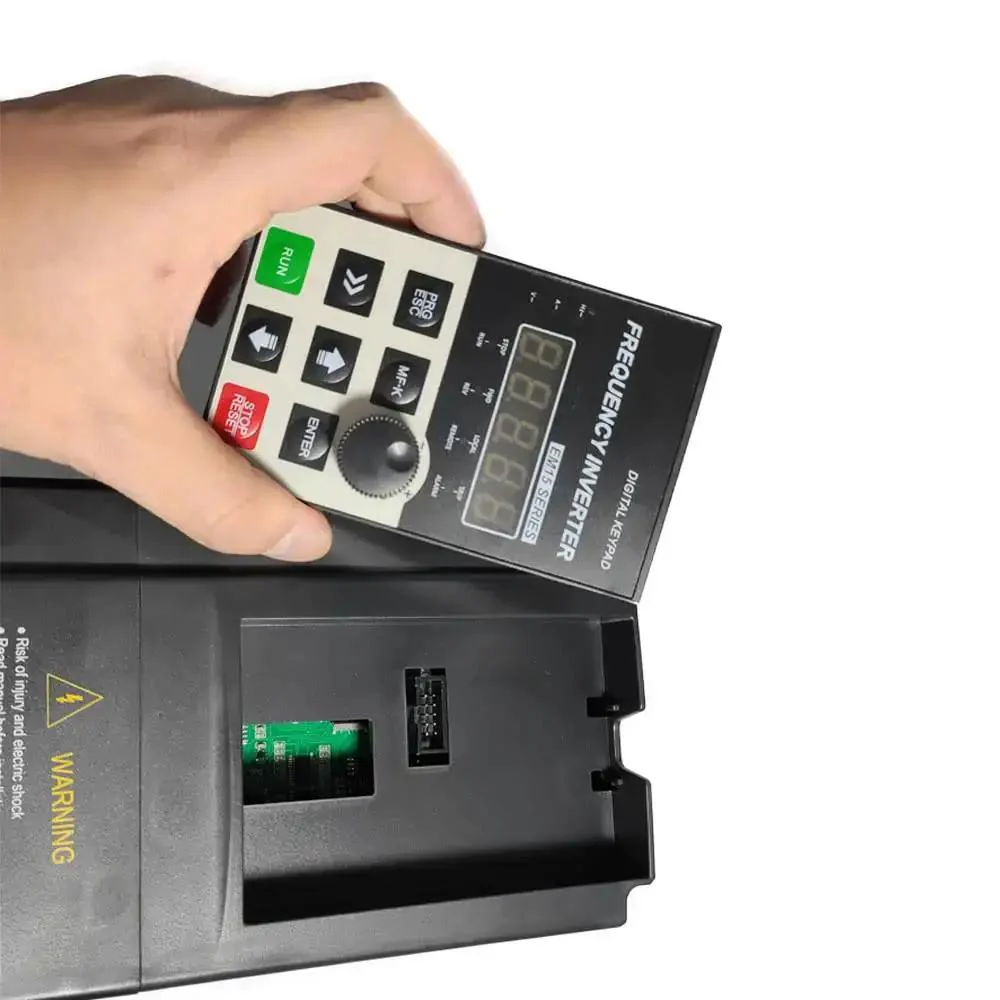 2HP 110V Input VFD to 220V Output Motor Drive For Single Phase To Three Phase Motors, Variable Frequency Controller For AC Motors, 50 Hertz Or 60 Hertz Operation, Easy Hookup To 110V Or 120V Supply To Run 220V 1P Or 3P Equipment - Image 7