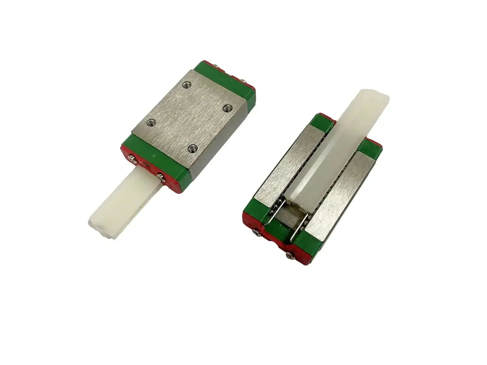 2Pcs MGN7 H Type Linear Slider Carriage Block Kit For Mini Linear Rail Guide MR7 MGN7 Pro Grade Bearing Steel High Precision Low Wear Low Noise Smooth Motion Durable Ready To Run
