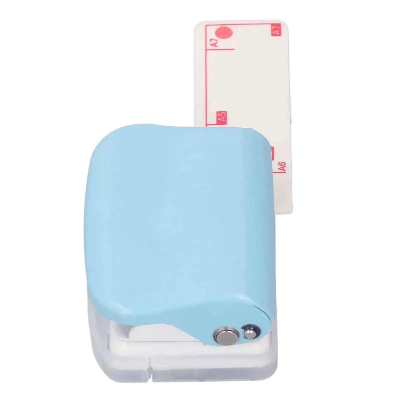 3 Hole Paper Punch Handheld Hole Puncher For A4 A5 A6 A7 B5 And More, 5 Sheets Capacity DIY Office School Home Tool With Plastic Cover And Metal Body, No-Fuss Go-To Easy To Use, Precise Alignment For Quick Document Binding - Image 8