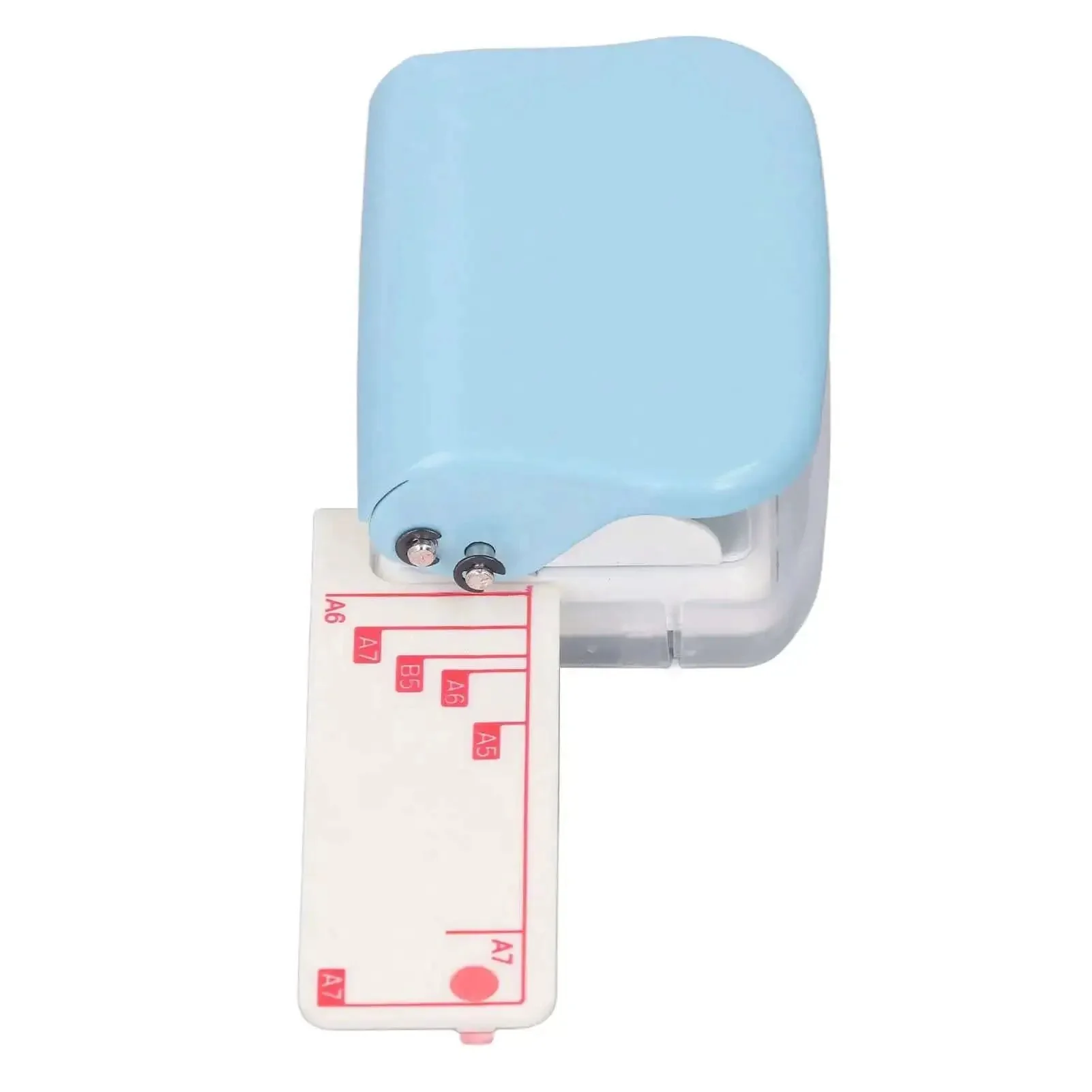 3 Hole Paper Puncher For Office Or DIY Projects, Handheld 5 Sheet Capacity, Fits B5 A5 A6 A7 A4 Paper, Durable Slip Proof Metal Body With Premium Plastic Cover, Portable Punch Tool - Image 7