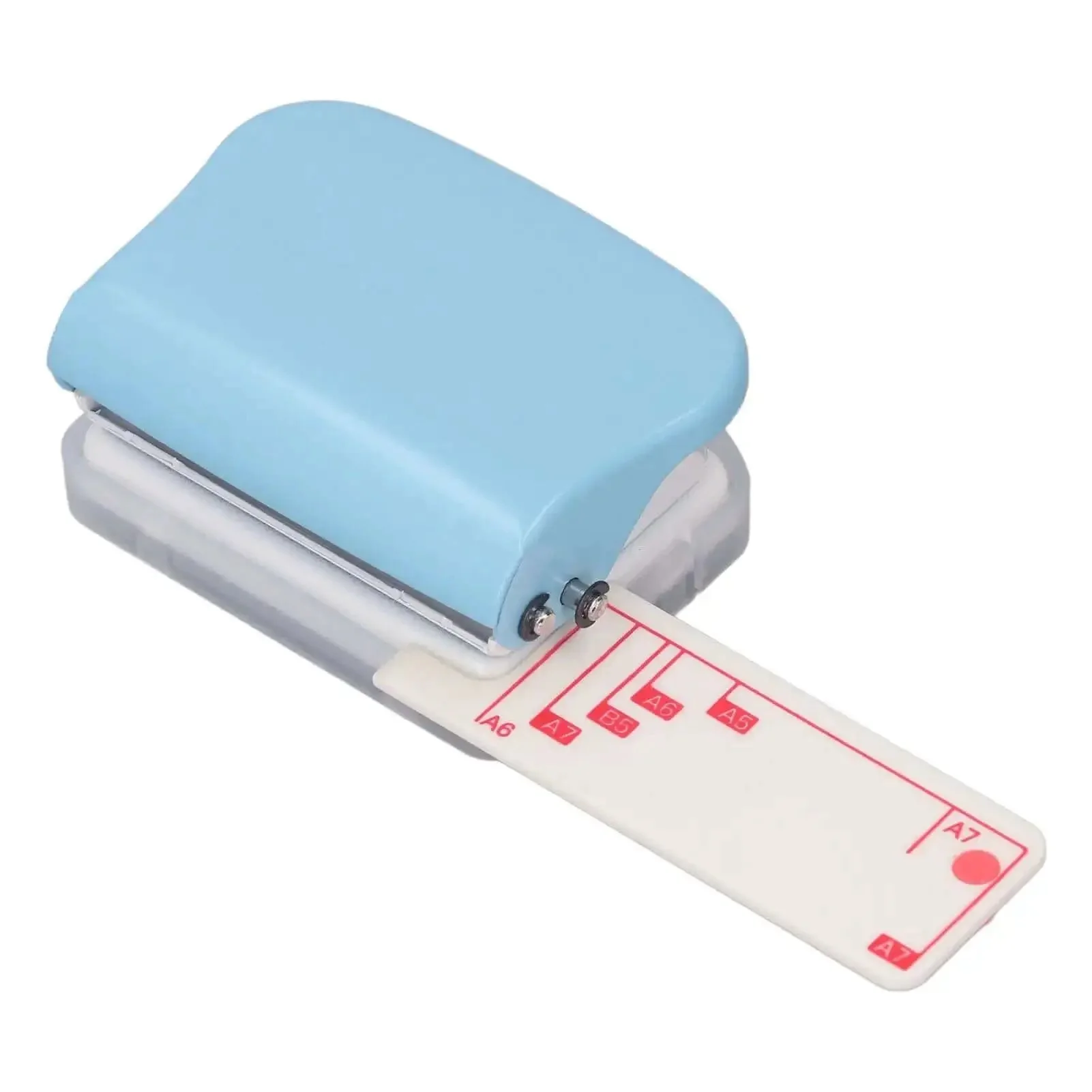 3 Hole Paper Puncher Handheld DIY Tool For B5 Papers Up To 5 Sheets Of 70G With Plastic Cover And Metal Body Slip Proof Handle Perfect For School And Home Use - Image 2