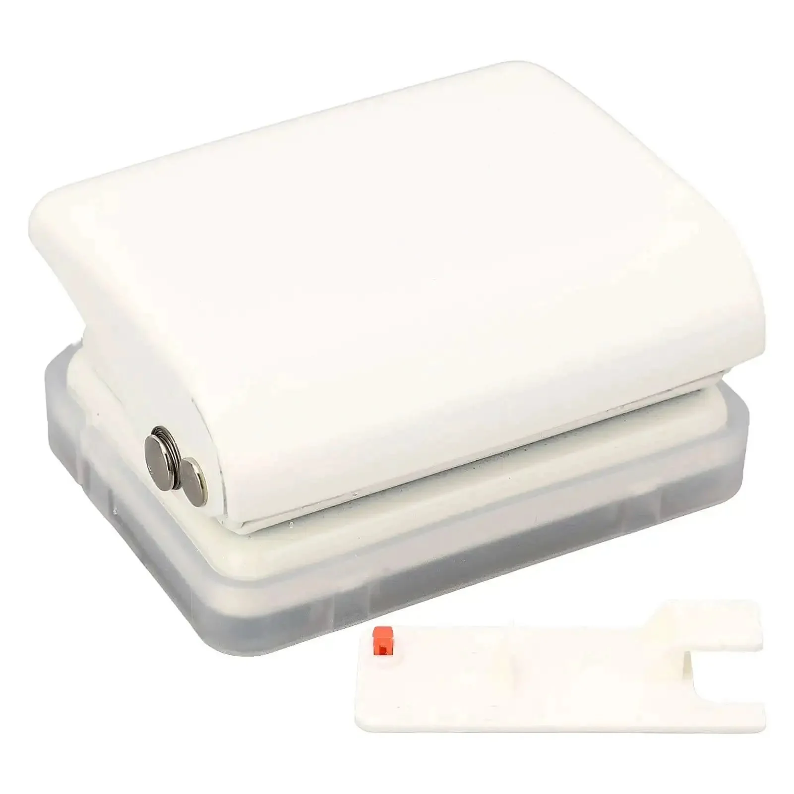 3 Hole Puncher Handheld For Loose Leaf Paper A7 A4 5 Sheets 70g Capacity With Locating Columns And Scales For Precise Punching And DIY Binders Handbooks Scrapbooks - Image 5