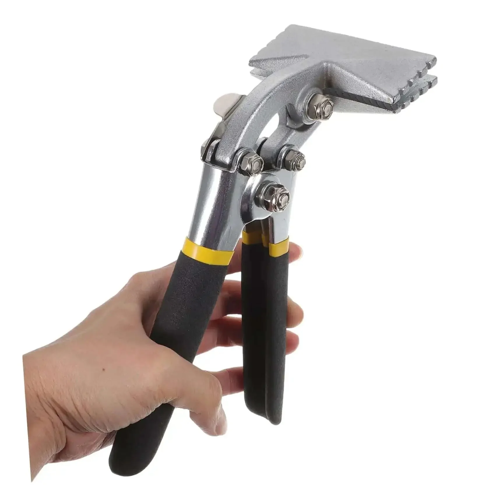 3 Inch Manual Sheet Metal Bender Tool With Straight Jaw Edge Seamer For Metal Bending And Flattening Heavy Duty Hand Seamer Designed For Roofing And Fabrication Projects - Image 8