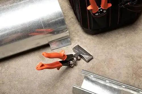 3 Inch Offset Handle Hand Seamer For Sheet Metal WS4N, Ergonomic Non Slip Grip, Built In Hang Hole, Ideal For Bending And Flattening In Confined Areas, Maximum Power With Comfortable Operation - Image 2