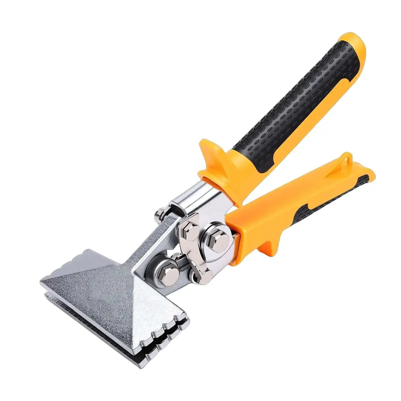 3 Inch Sheet Metal Hand Seamer With CRV Steel Body And TPR Handle, Straight Jaw Duckbill Pliers For Flattening, Bending, And Seaming, DIY Metalworking Tool For Precise Clamping And Clean Edges