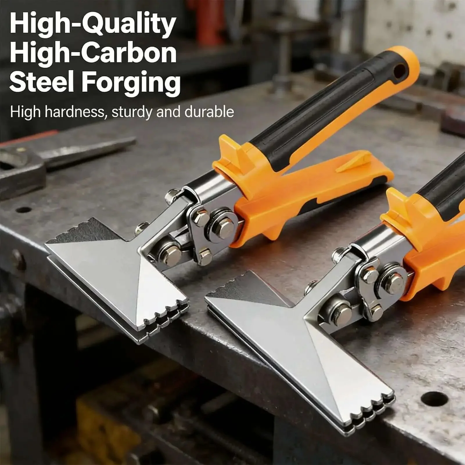 3 Inch Sheet Metal Hand Seamer With CRV Steel Body And TPR Handle, Straight Jaw Duckbill Pliers For Flattening, Bending, And Seaming, DIY Metalworking Tool For Precise Clamping And Clean Edges - Image 9