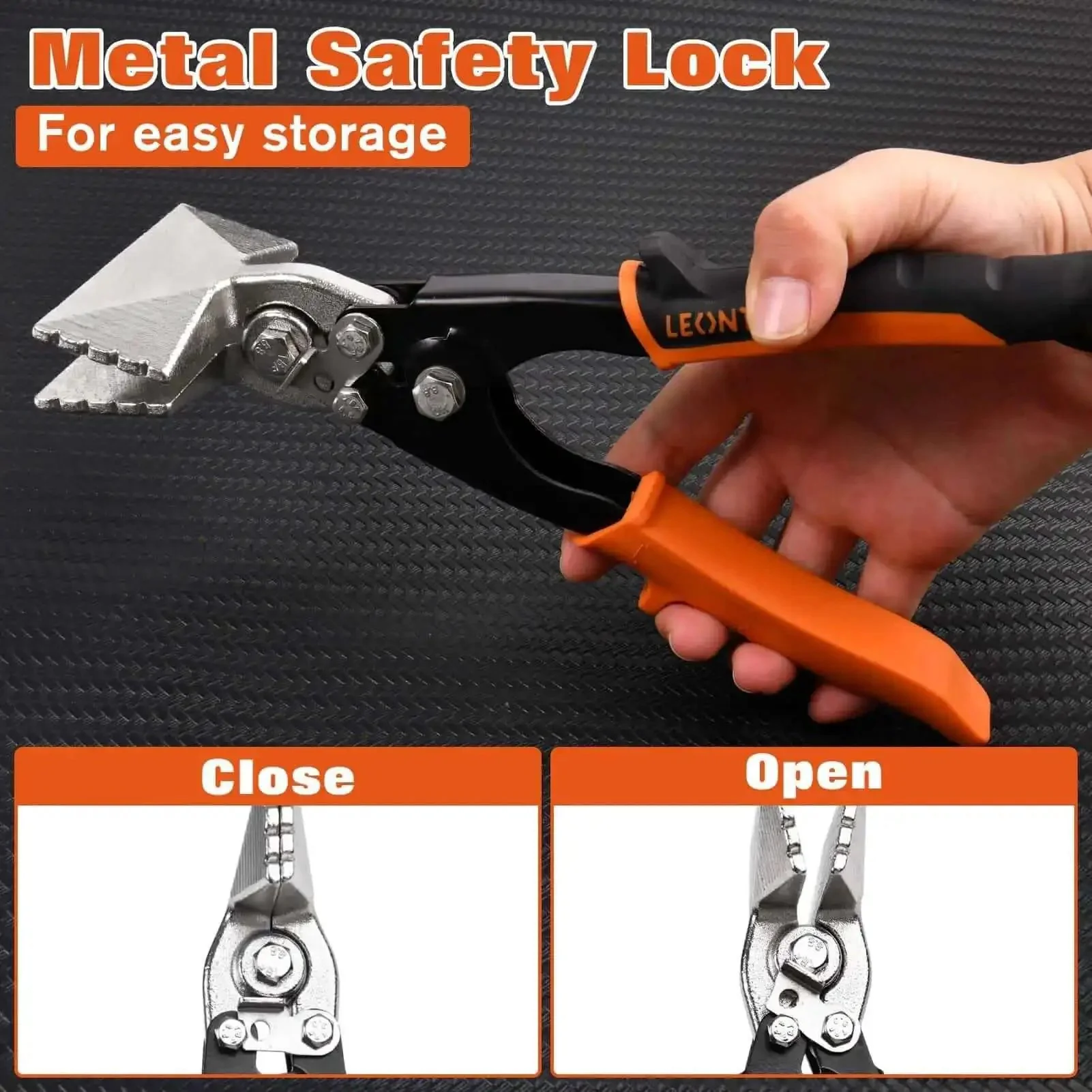 3 Inch Sheet Metal Hand Seamer With Straight Jaw Ergonomic TPR Handle Heavy Duty Metal Bender Pliers For Bending Seaming And Flattening Metal Edges Anti Rust Nickel Jaws And Black Electroplated Body For Durable Pro Grade Performance - Image 6