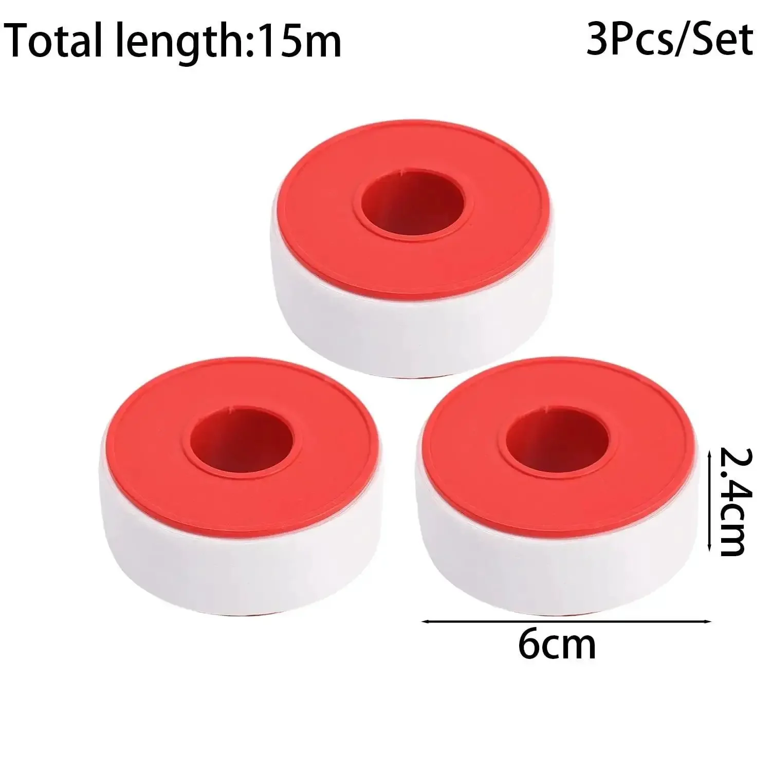 3 Pack 15M 1 Inch PTFE Thread Seal Tape For Plumbing And HVAC Waterproof Seal Tape Heavy Duty Leak-Proof Plumber Grade Fits Most Threaded Pipes And Fittings 6x2.4cm - Image 9