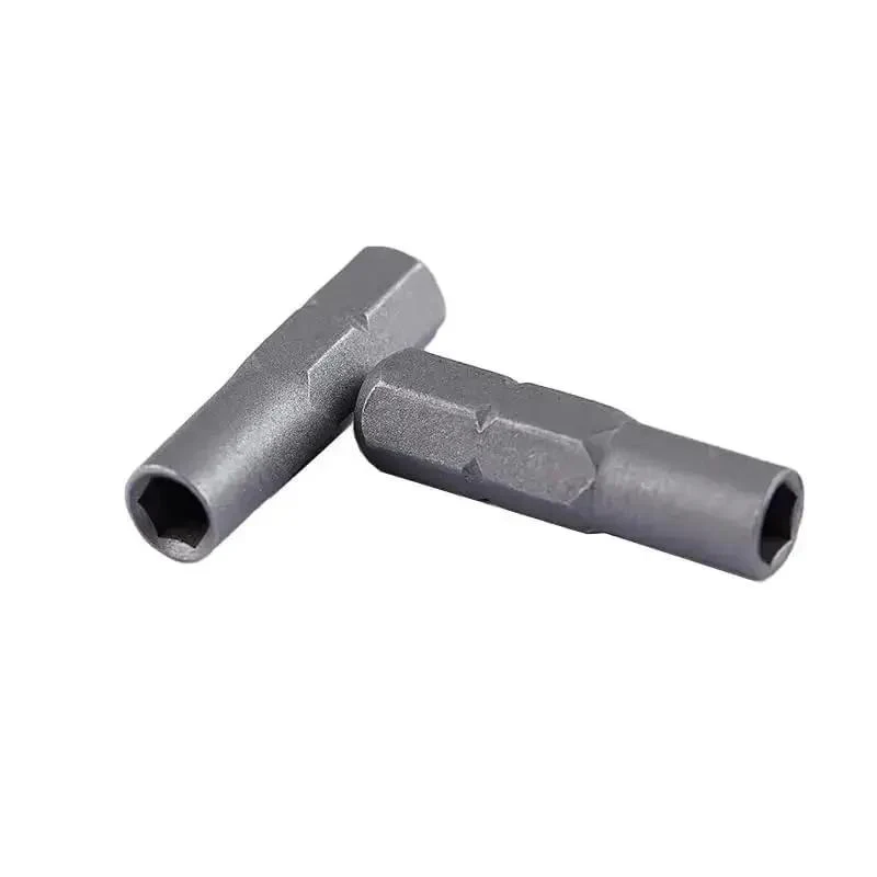 3 Pack Quarter Inch To Micro 6.35mm Hex Socket Screwdriver Bit Adapters, 25mm Long, Magnetic Head Sleeve, S2 Alloy Steel, Converts One Quarter Inch Shanks To Four Millimeter Micro Bits, Handy Converter For Manual And Electric Tools - Image 3