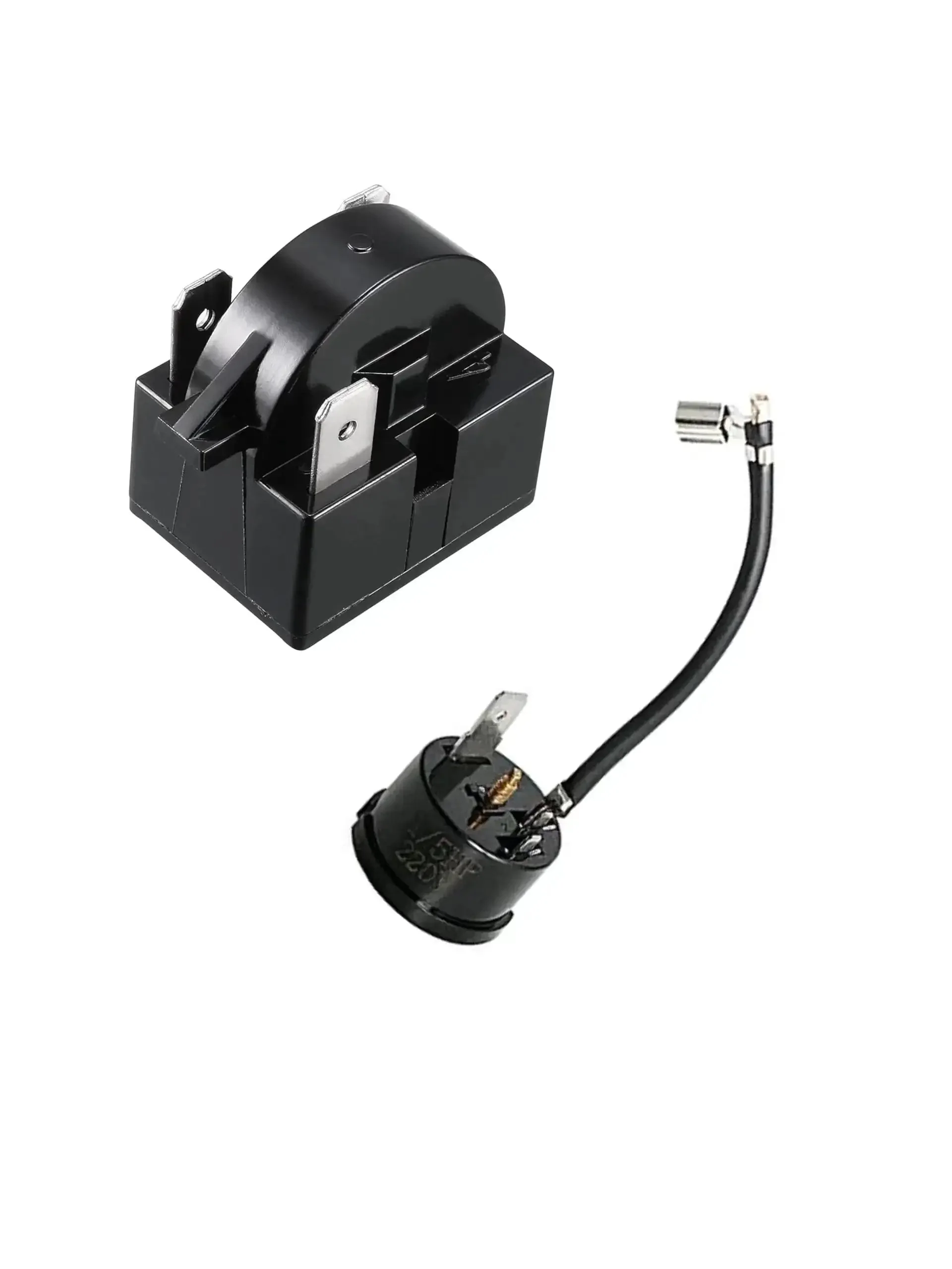 3 Pin 1/5HP Compressor Thermal Overload Protector and 15 Ohm Start Relay Plug And Play Upgrade Fits Portable Freezers Car Refrigerators Beverage Coolers Wine Beer Coolers - Image 3