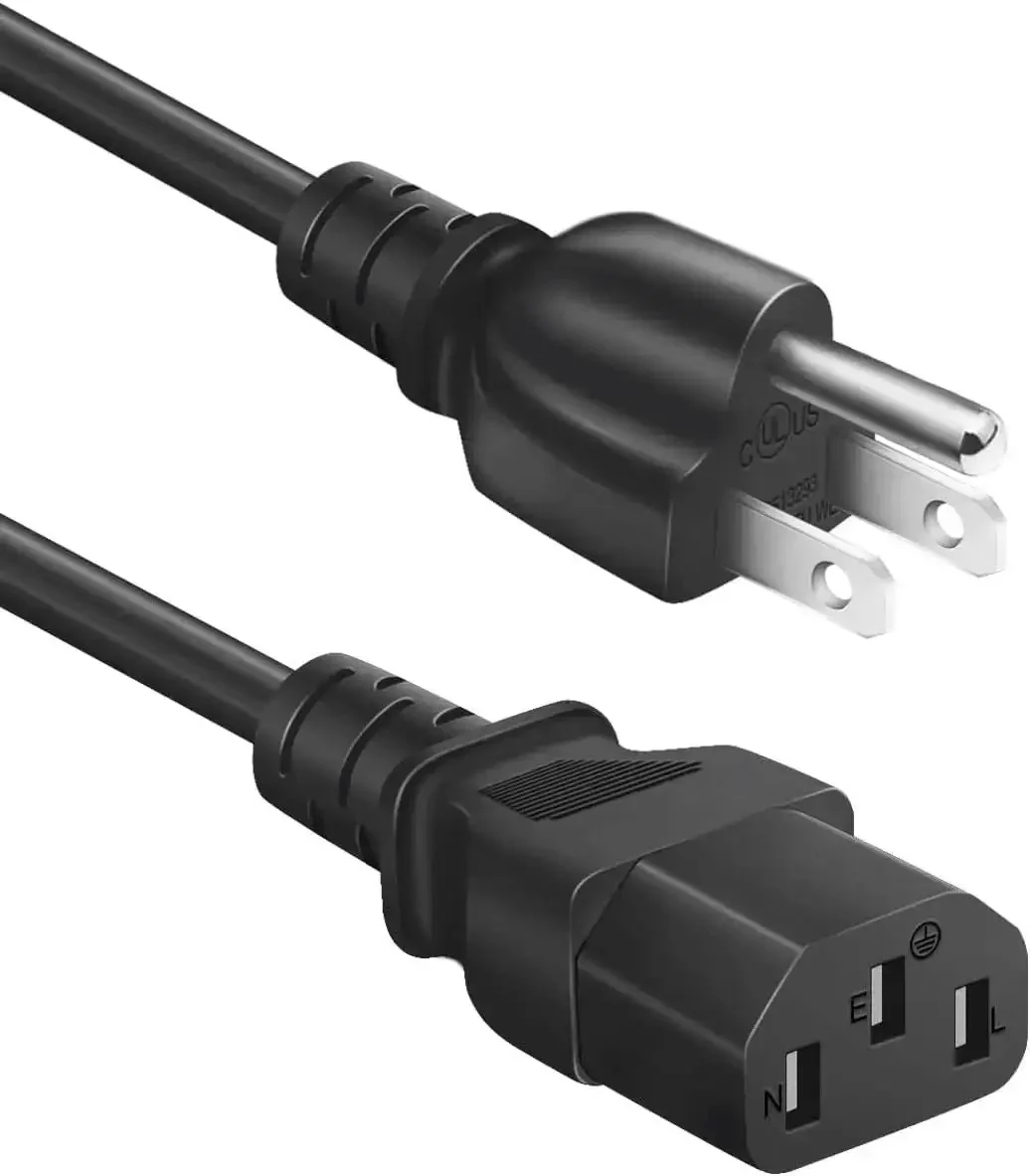 3 Prong Power Cord For 3 Feet AC SVT 18AWG C13 To NEMA 5-15P UL Listed Replacement Cord For Electric Pressure Cookers, Rice Cookers, Soy Milk Makers And Other Kitchen Appliances Must Have