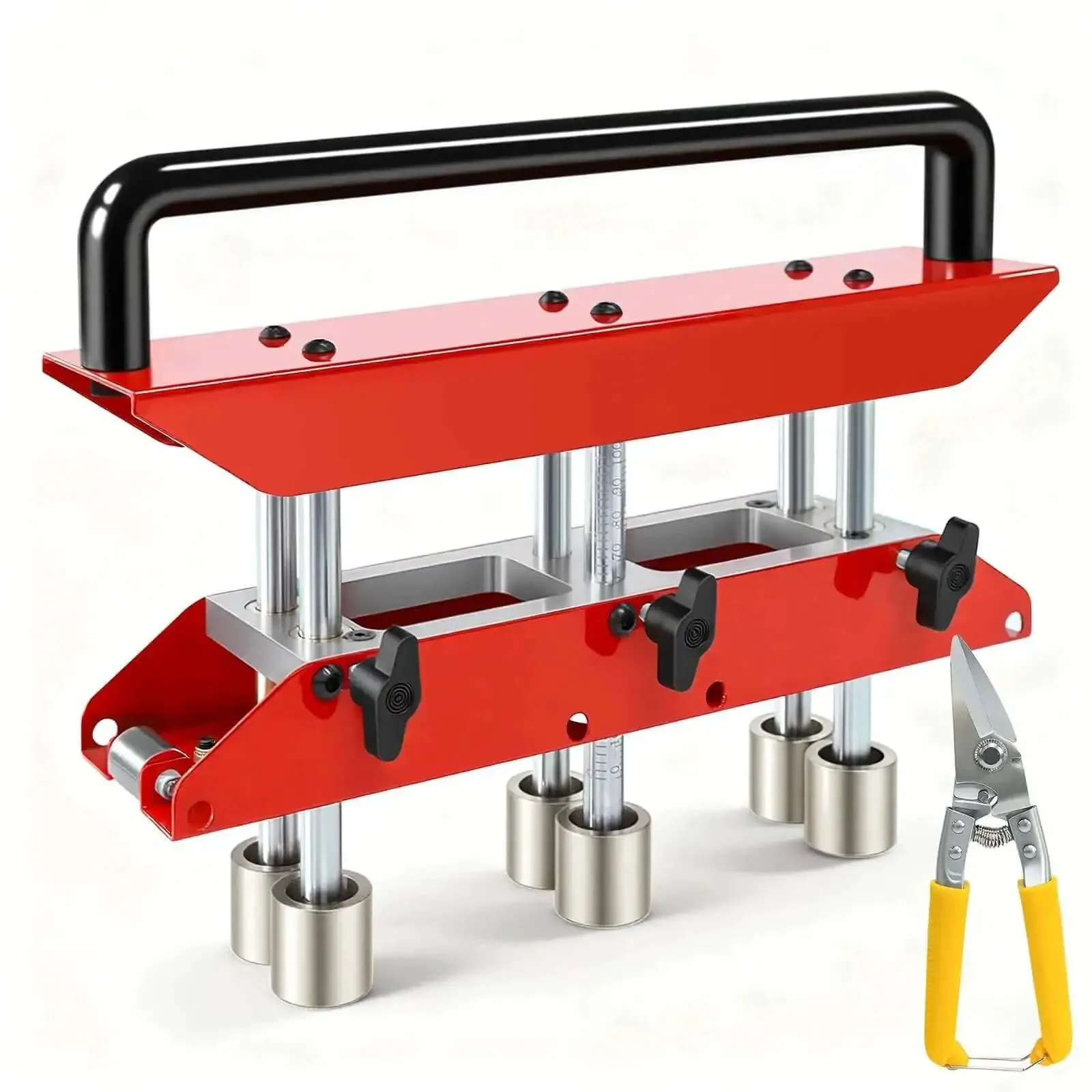 3 Station Metal Roofing Bender With 0 To 90 Degree Edge Roller Large Radius Sheet Metal Bender For Half To Five Inch Bends 13 To 130 mm Pro Grade Roofing Tool For Factory Workshop And Home Use