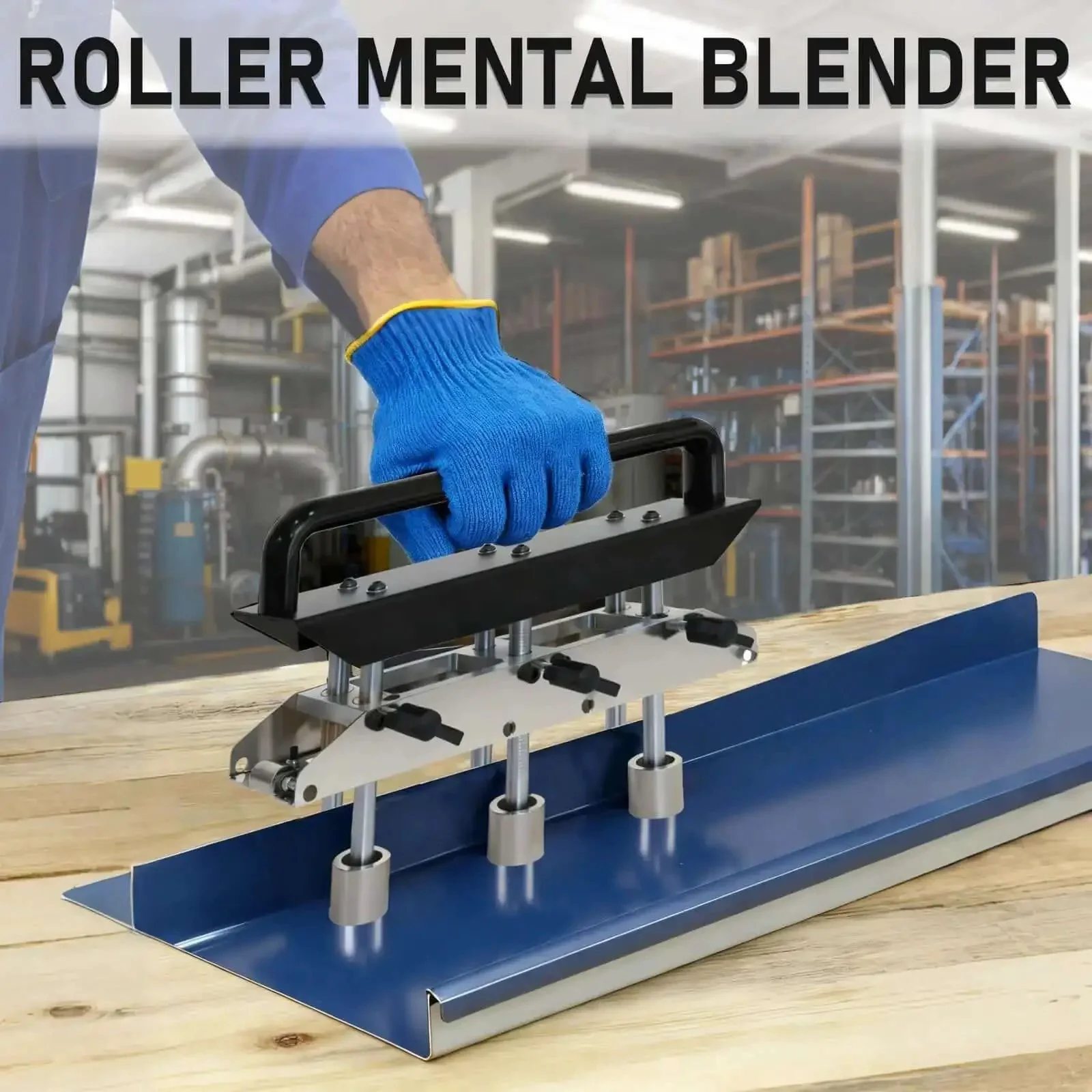 3 Station Roller Bender For Sheet Metal, Adjustable 0 To 90 Degree Bending Angles, Heavy Duty Metalworking Tool For Half Inch To Five Inch Bends In 29 To 22 Gauge Steel, Durable, Easy To Use For DIY Projects And Professional Shops - Image 7