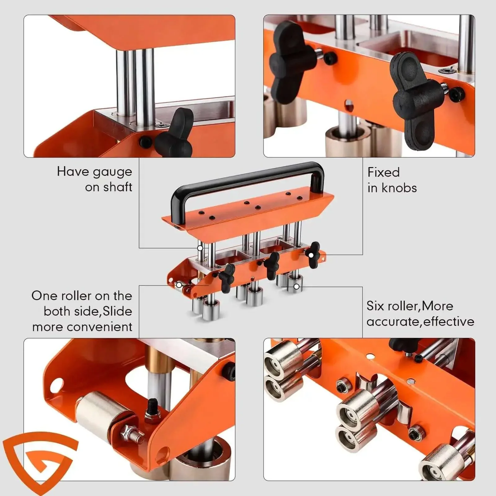 3-Station Sheet Metal Roller Bender for 0-90 Degree Bends, Large Radius Roller, Aluminum Standing Seam Roof Bending Tool for Smooth, Even Bends Across Long Panels and Pro-Grade Fabrication - Image 8