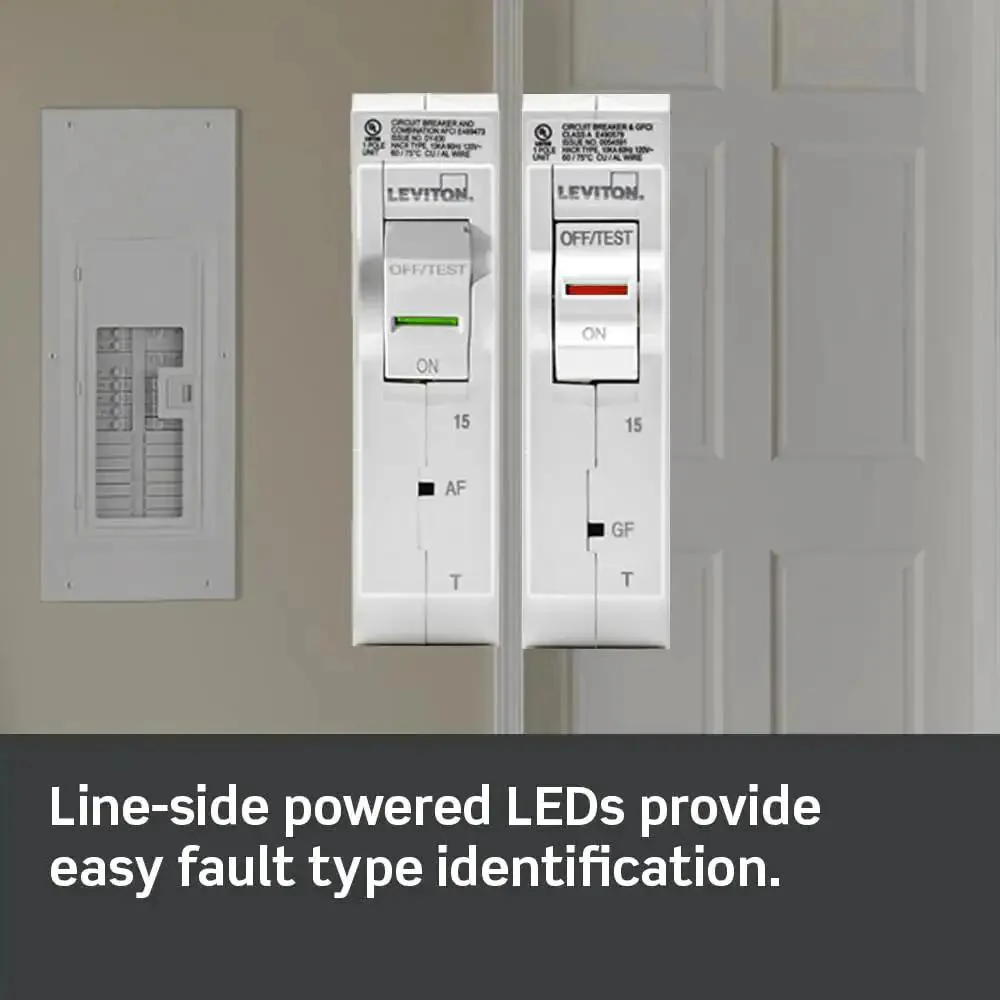 30 Amp 1 Pole Plug On Circuit Breaker Thermal Magnetic 120 Volt For Load Center With Color Indicator Handle And Easy Wiring LB130T White UL Listed For Residential And Commercial Use - Image 3