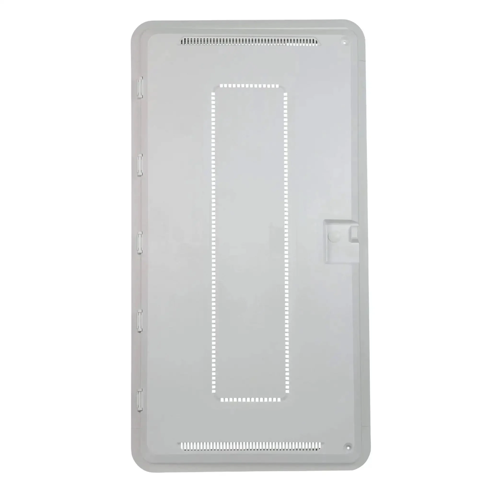 30 Inch Media Enclosure For Home Networking And Cable Management, Recessed White ABS Box For Structured Wiring, Keeps WiFi Gear Safe, Lets Signal Pass Through, Easy Mount, Durable, Low Profile Distribution Box