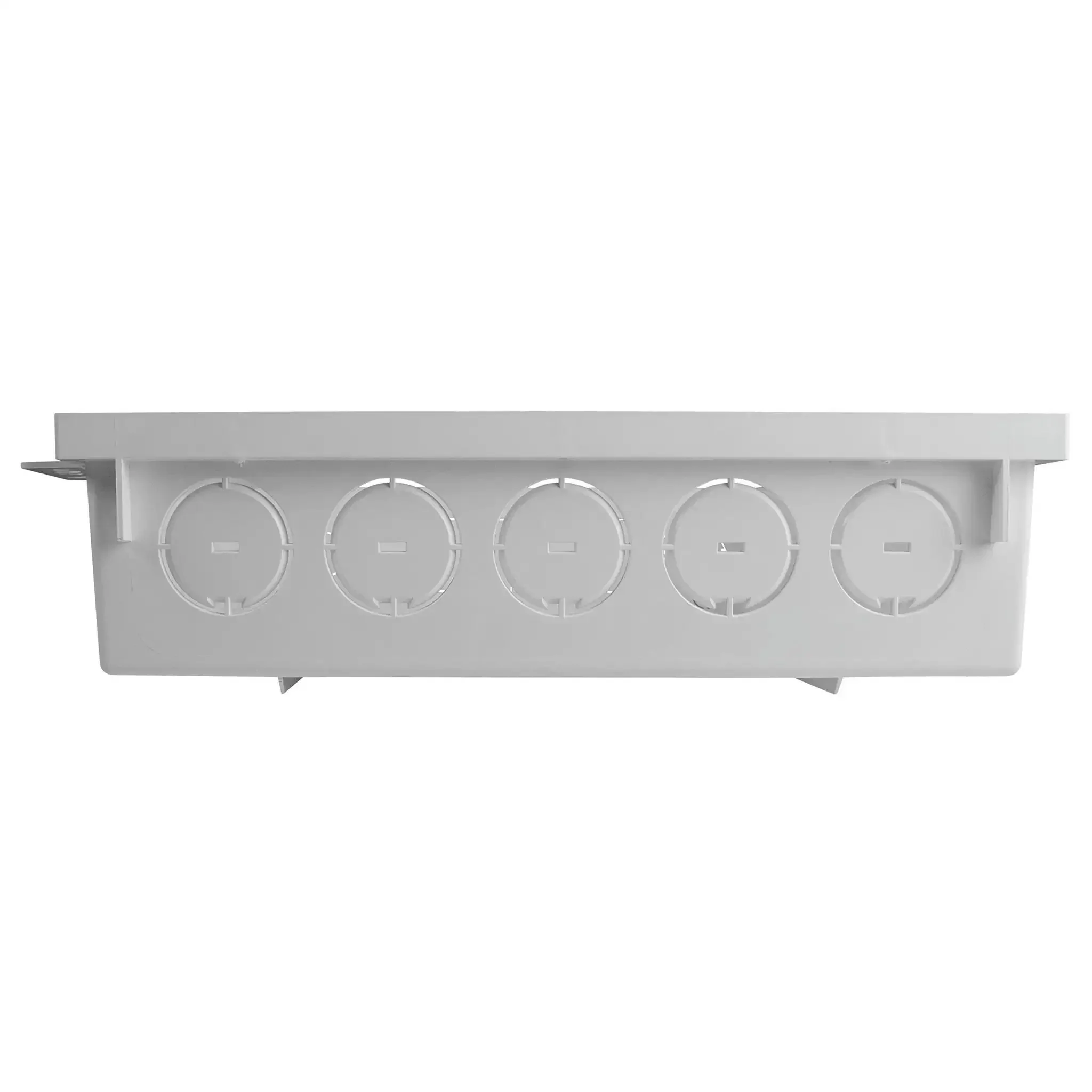 30 Inch Media Enclosure For Home Networking And Cable Management, Recessed White ABS Box For Structured Wiring, Keeps WiFi Gear Safe, Lets Signal Pass Through, Easy Mount, Durable, Low Profile Distribution Box - Image 5