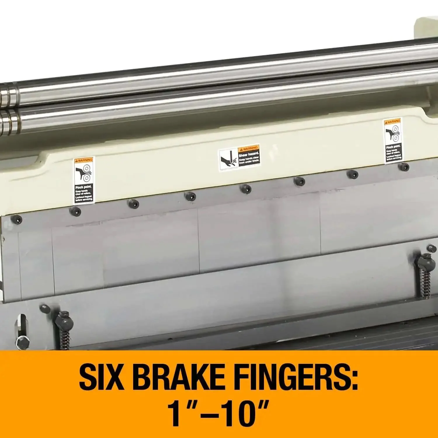 30-Inch Shear Brake Roll for Metal Fabrication Pro Grade, 20-Gauge Mild Steel and 16-Gauge Aluminum, Slip Roll With Three Wire Grooves, Vertical Press Brake, 90 Degree Bend, Manual Sheet Metal Forming Tool - Image 4