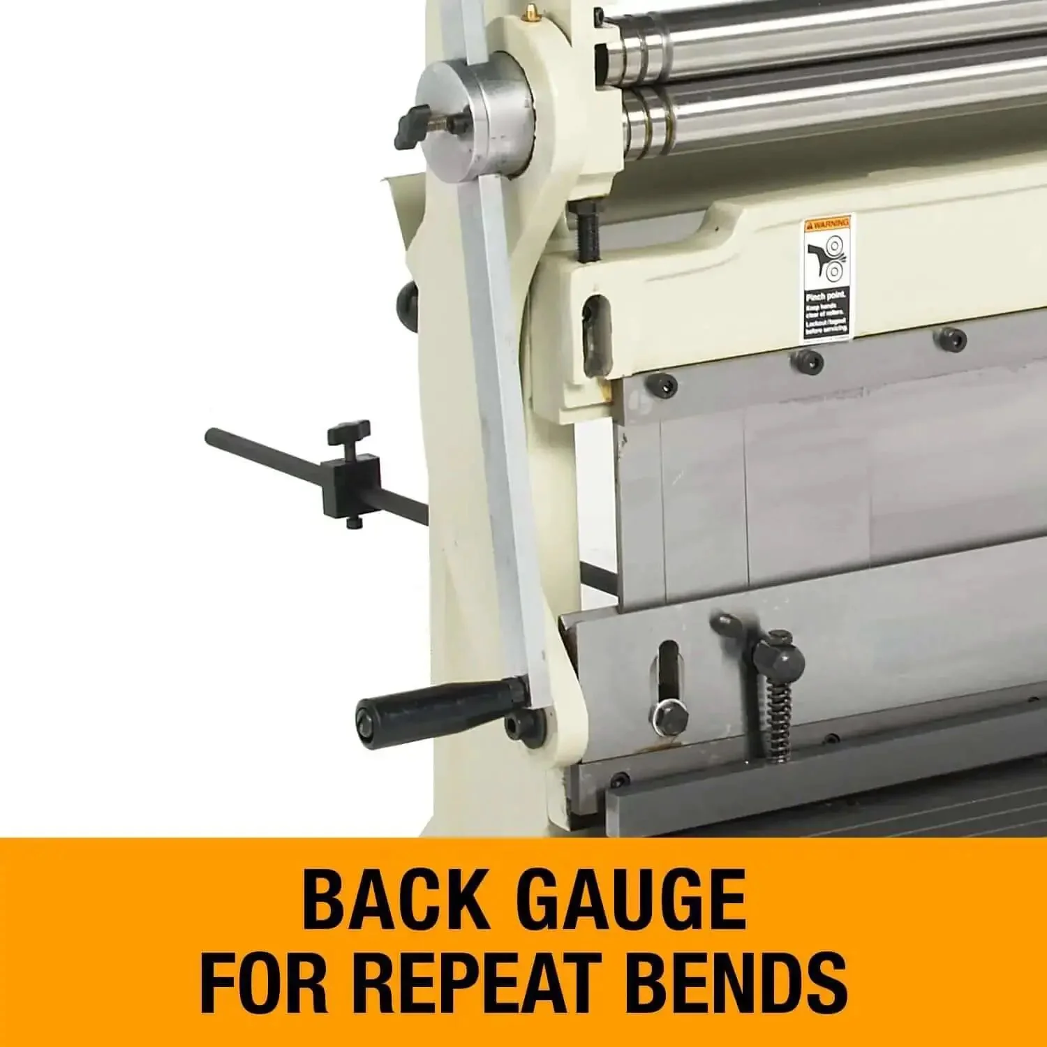 30-Inch Shear Brake Roll for Metal Fabrication Pro Grade, 20-Gauge Mild Steel and 16-Gauge Aluminum, Slip Roll With Three Wire Grooves, Vertical Press Brake, 90 Degree Bend, Manual Sheet Metal Forming Tool - Image 6